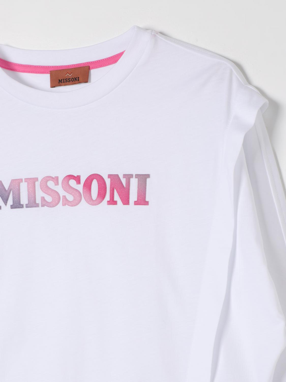 MISSONI T-SHIRT: T-shirt Missoni in cotone con logo , Bianco - Img 3