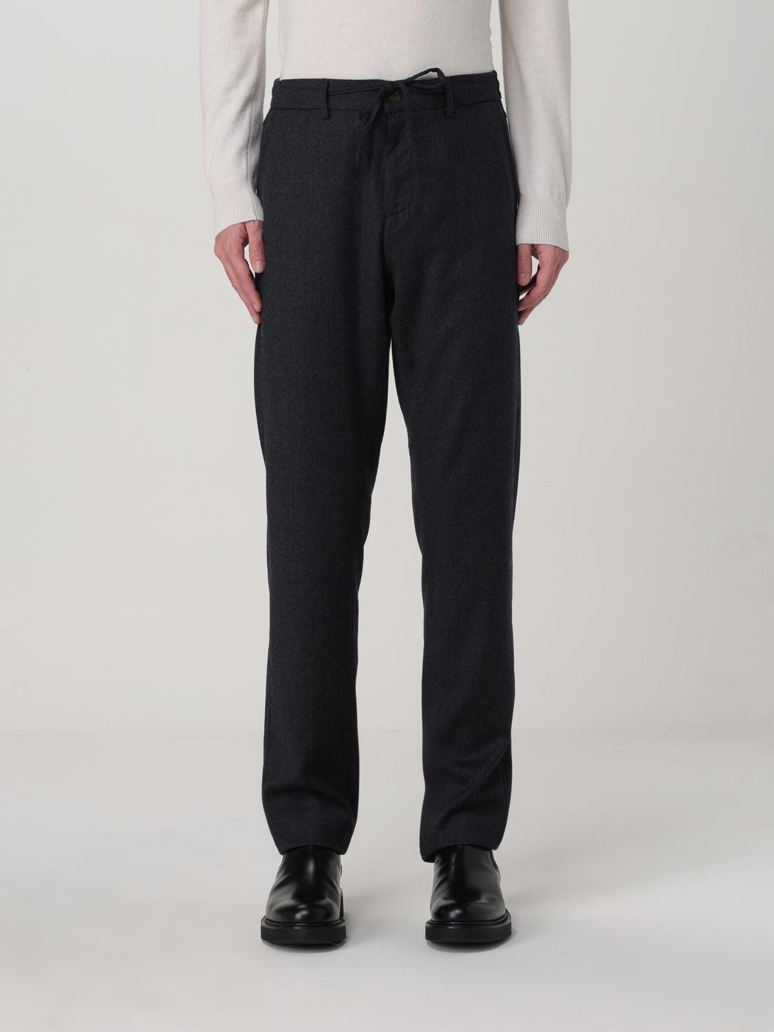 CANALI PANTS: Pants men Canali, Charcoal - Img 1