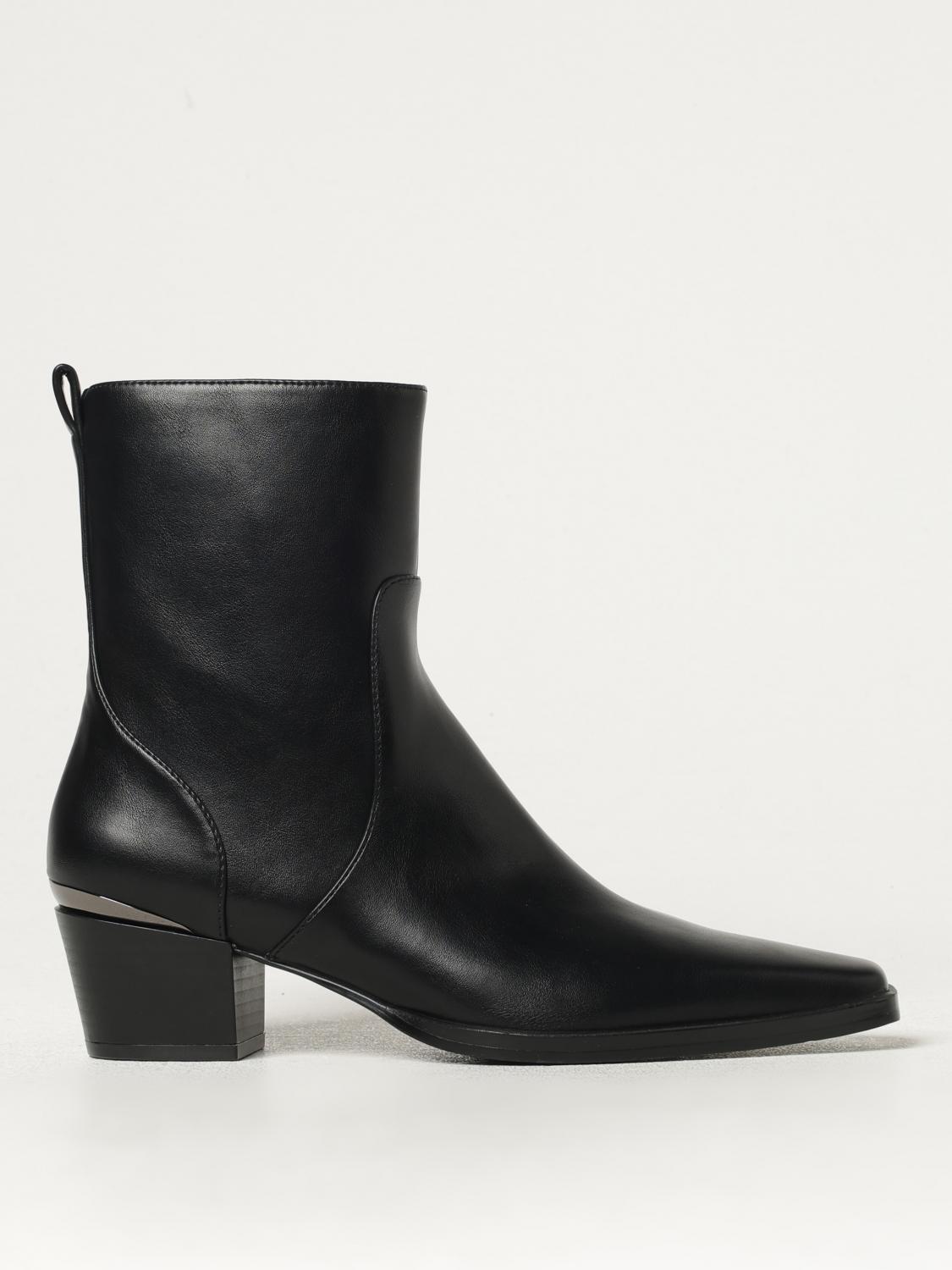 TWINSET FLAT ANKLE BOOTS: Flat ankle boots woman Twinset, Black - Img 1