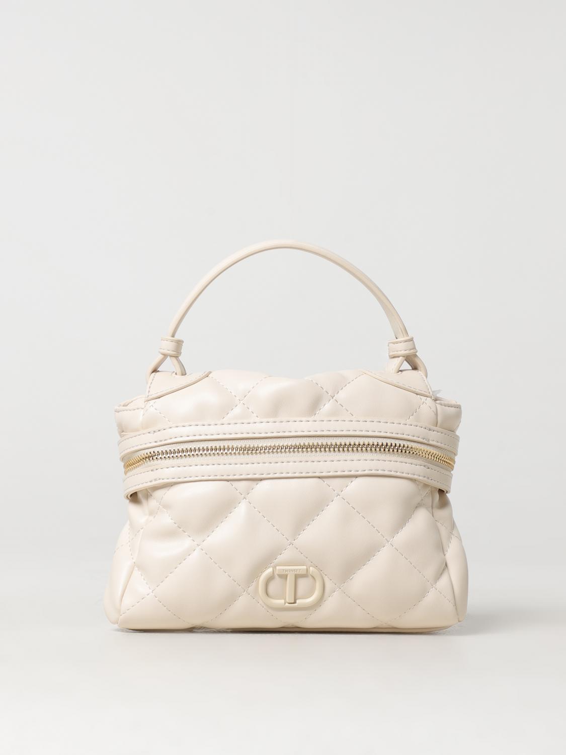 TWINSET MINI BOLSO: Mini bolso mujer Twinset, Blanco - Img 1