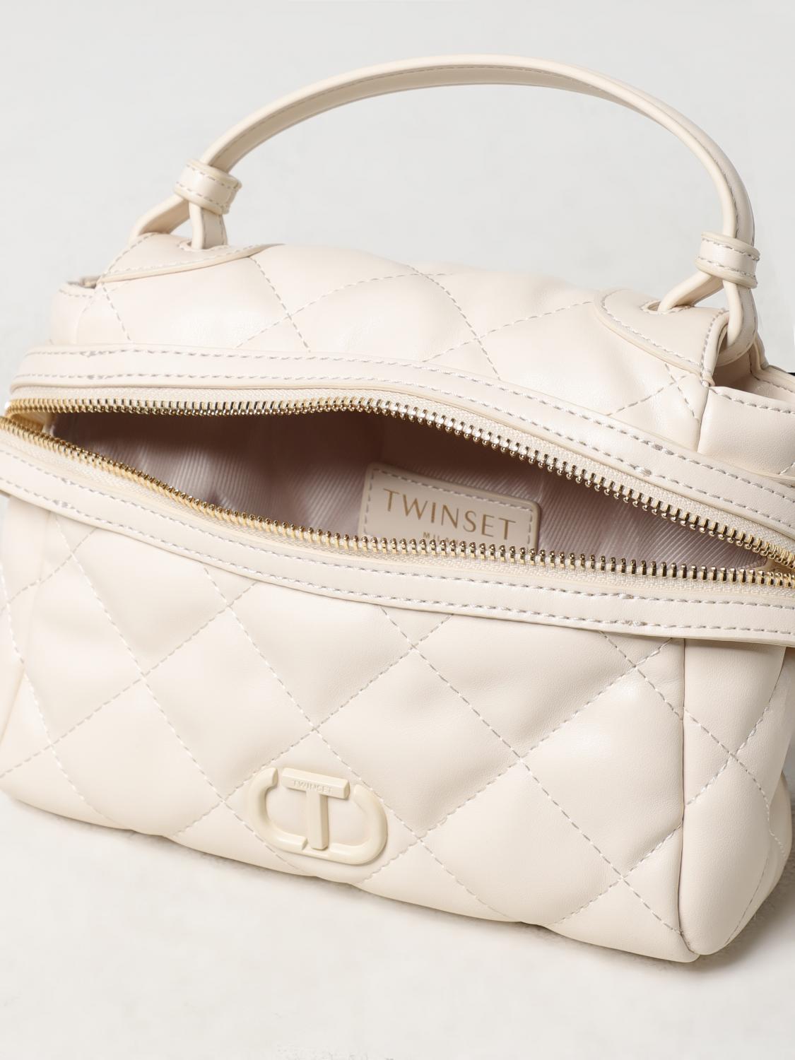 TWINSET MINI BOLSO: Mini bolso mujer Twinset, Blanco - Img 3