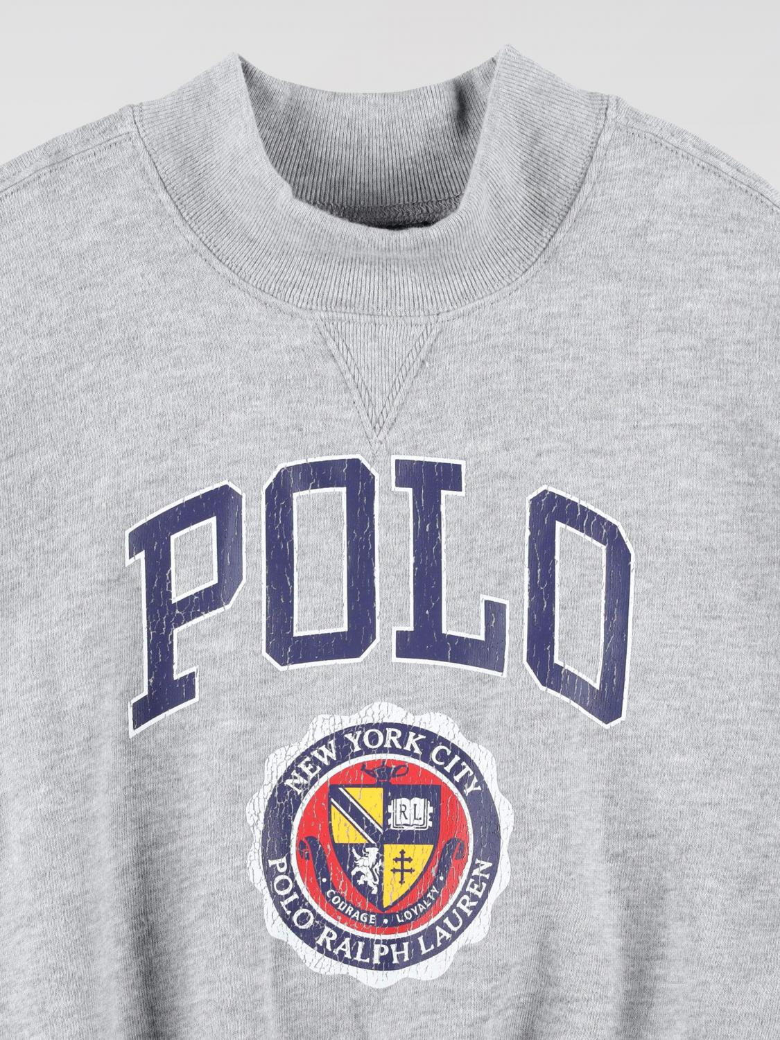 POLO RALPH LAUREN SWEATER: Sweater kids Polo Ralph Lauren, Grey - Img 3