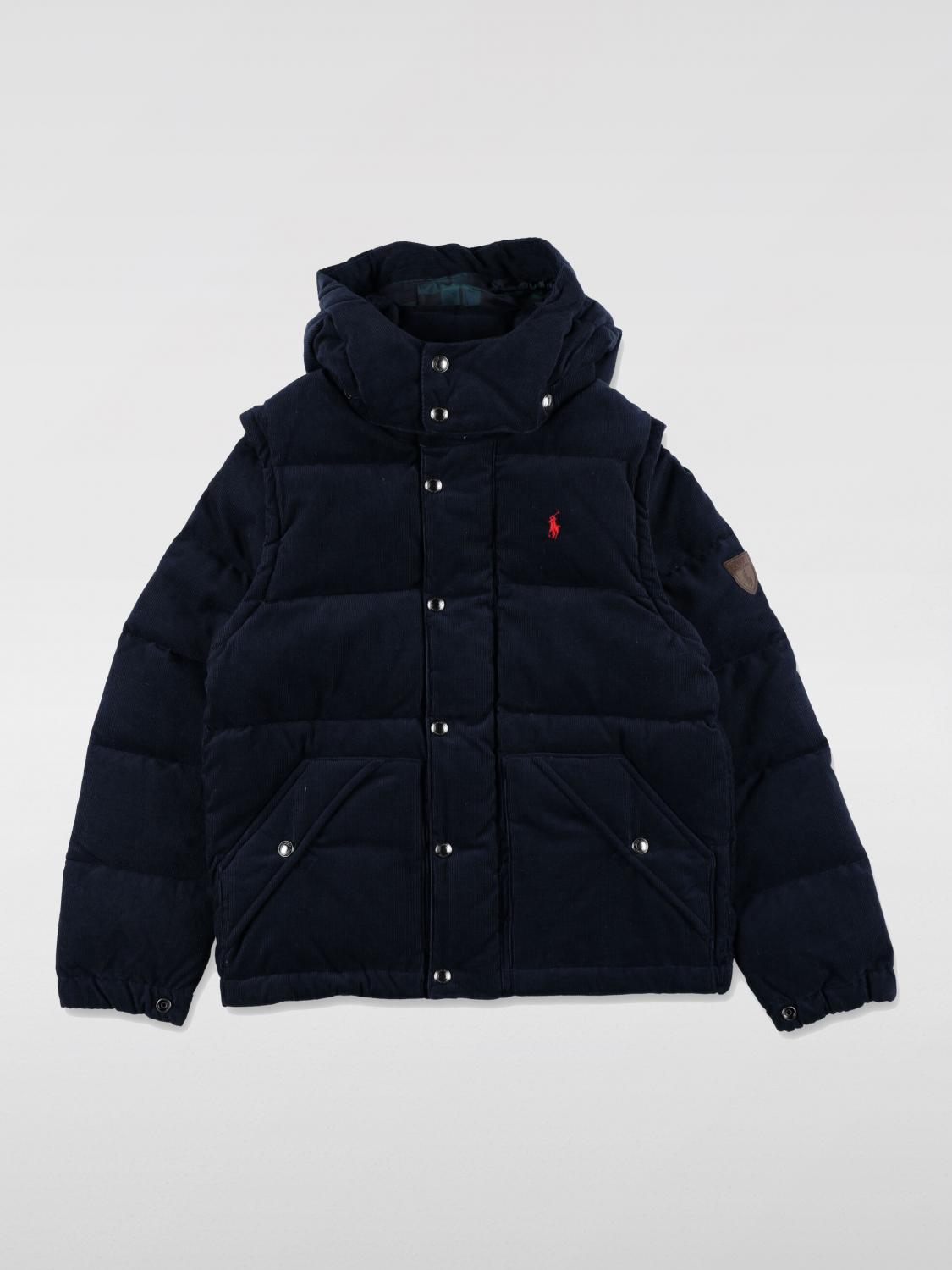 POLO RALPH LAUREN JACKET: Jacket kids Polo Ralph Lauren, Navy - Img 1