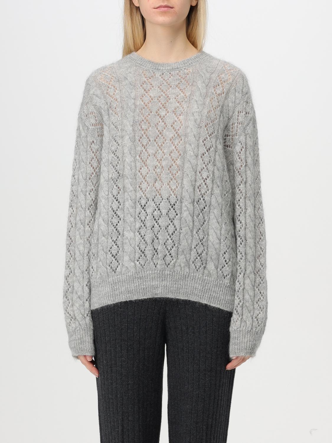 TWINSET MAGLIA: Maglione Twinset in misto lana , Grigio - Img 1