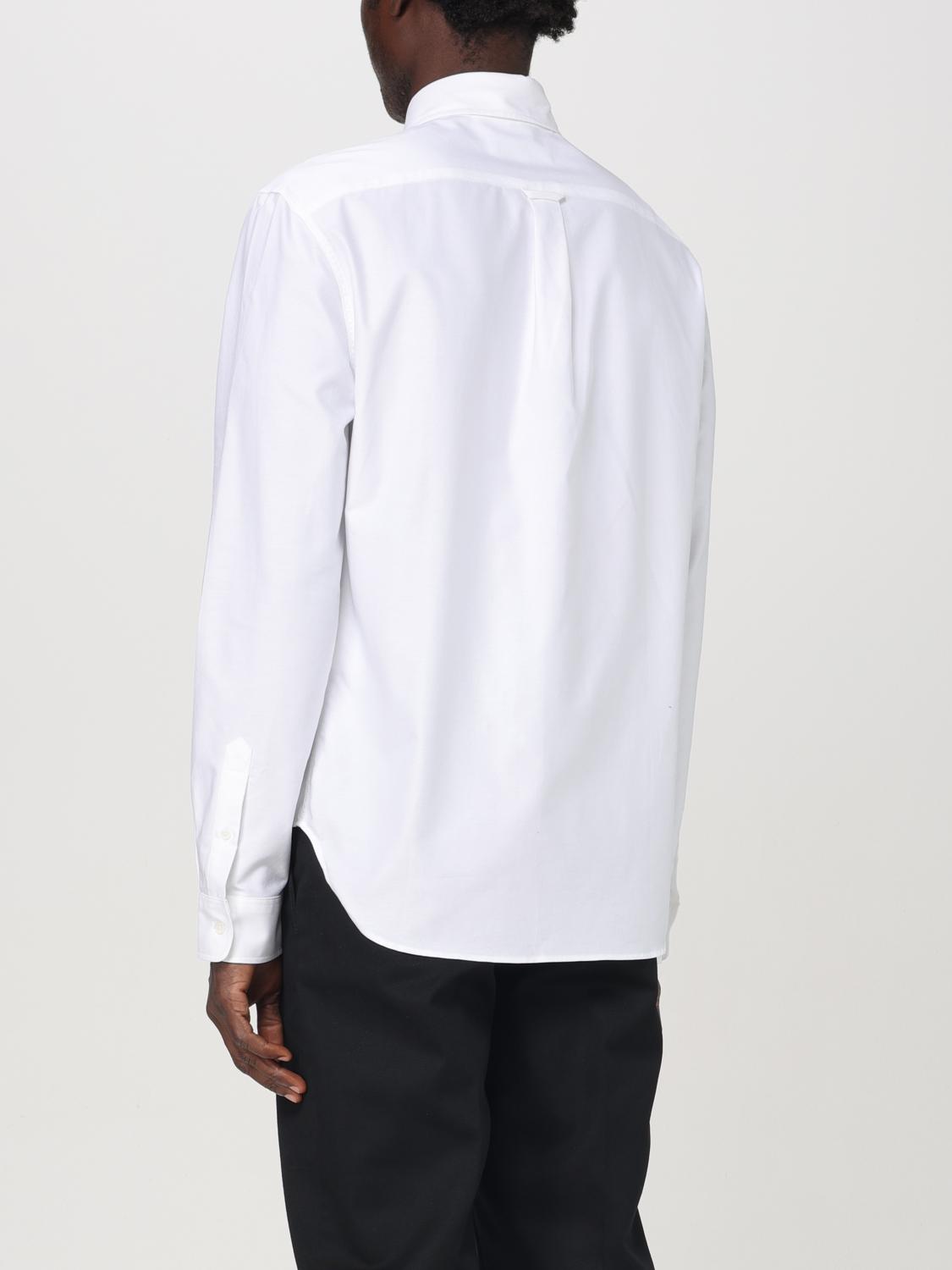 MAISON KITSUNÉ CAMISA: Camisa hombre Maison KitsunÉ, Blanco - Img 3