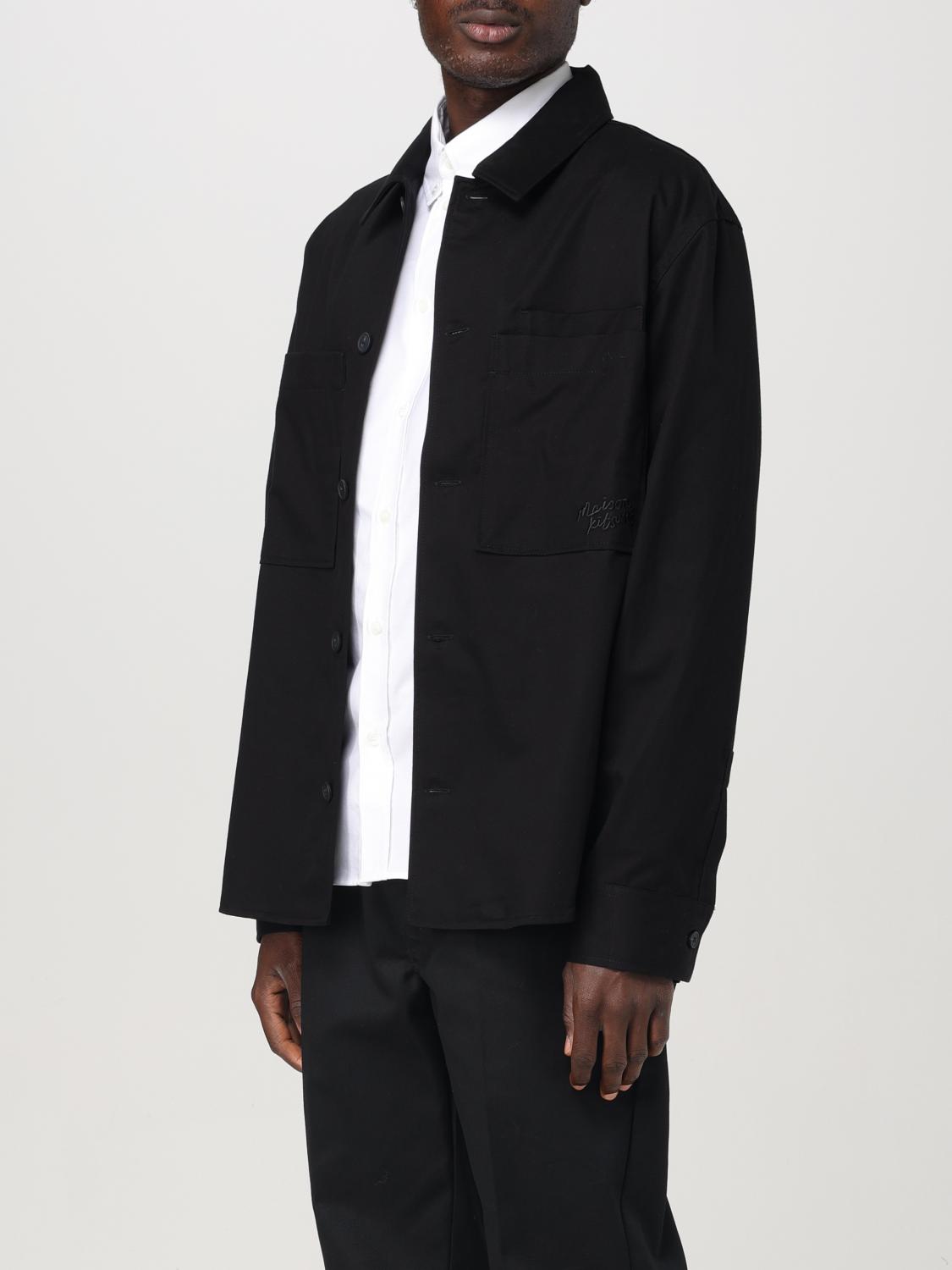 MAISON KITSUNÉ CHAQUETA: Chaqueta hombre Maison KitsunÉ, Negro - Img 4