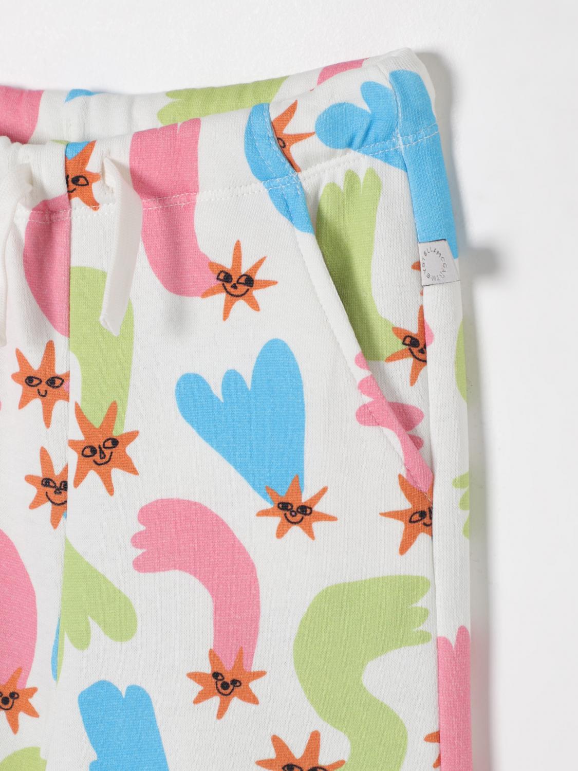 STELLA MCCARTNEY KIDS 팬츠: 팬츠 남아 Stella McCartney Kids, 아이보리 - Img 3