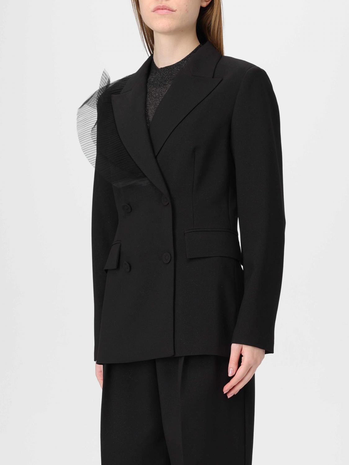 ACTITUDE TWINSET BLAZER: Jacket woman Twinset - Actitude, Black - Img 3