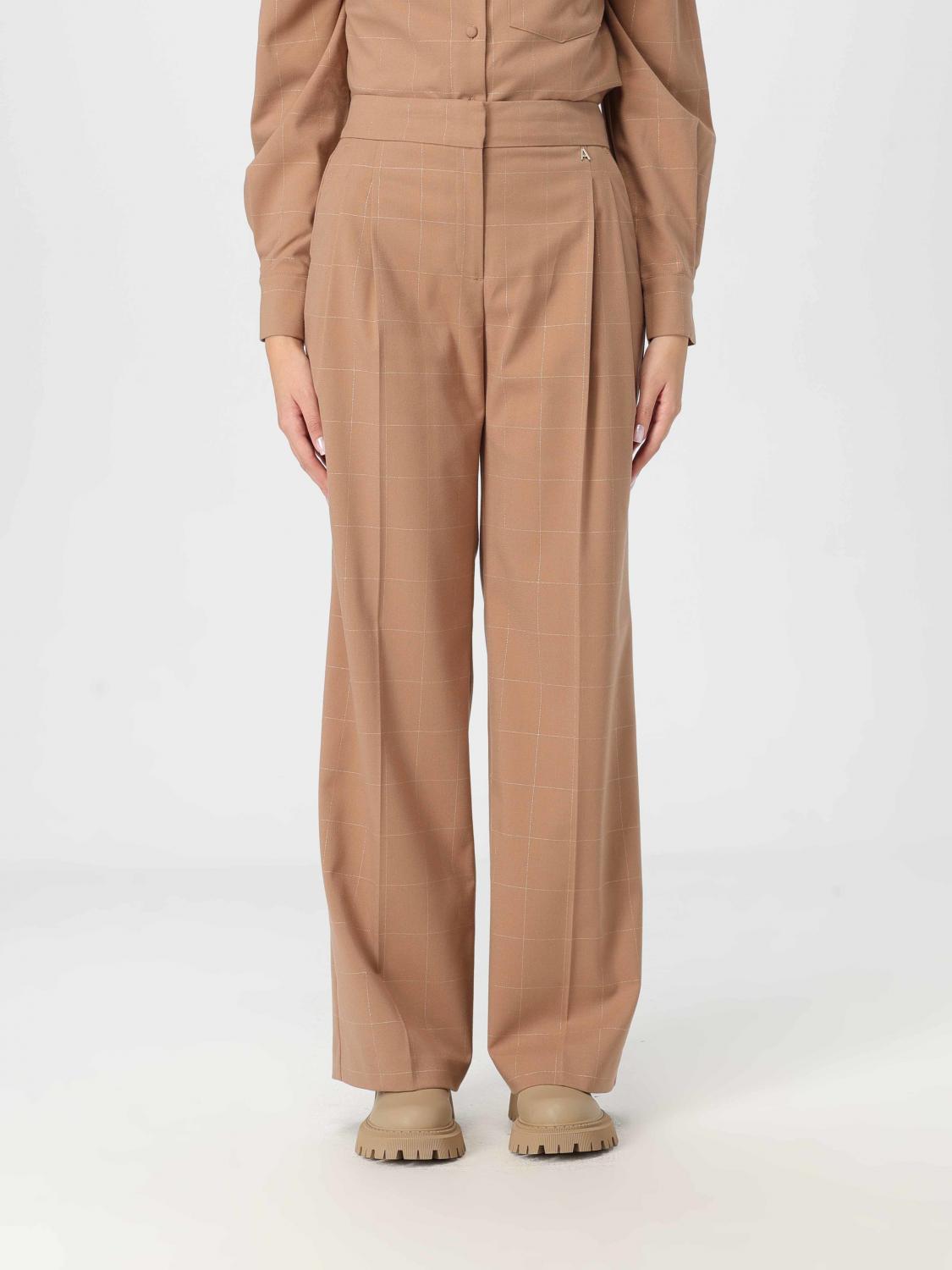 ACTITUDE TWINSET PANTALON: Pantalon femme Twinset - Actitude, Marron - Img 1