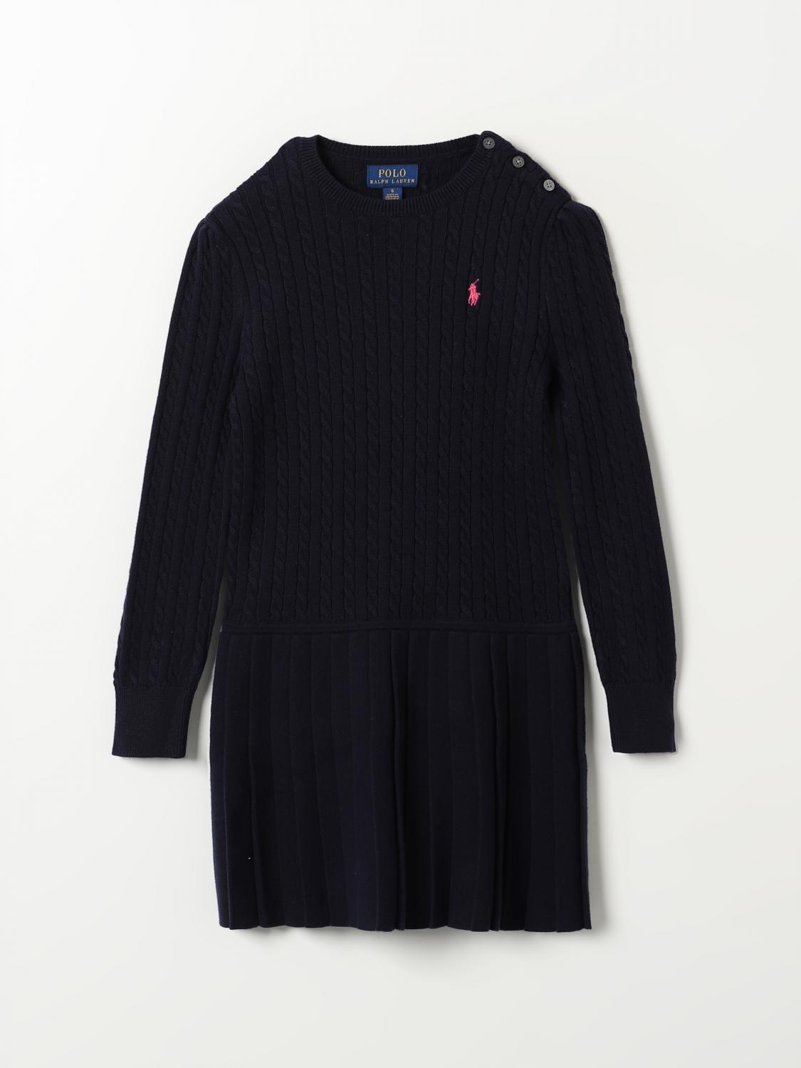 POLO RALPH LAUREN DRESS: Dress kids Polo Ralph Lauren, Blue - Img 1