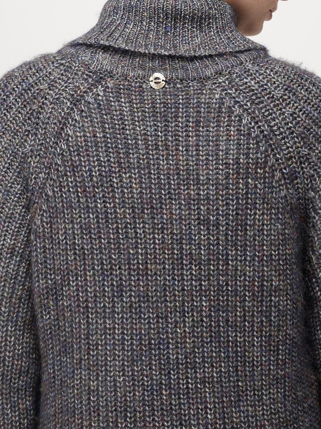 ACTITUDE TWINSET MAGLIA: Pullover Twinset - Actitude in misto cotone , Blue Navy - Img 3