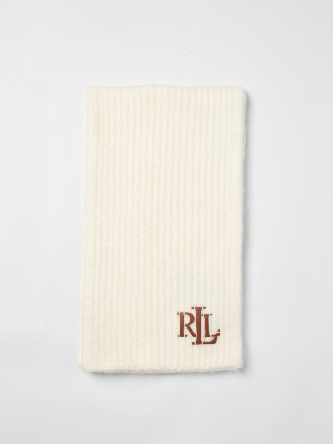 POLO RALPH LAUREN SCARF: Scarf woman Polo Ralph Lauren, White - Img 1