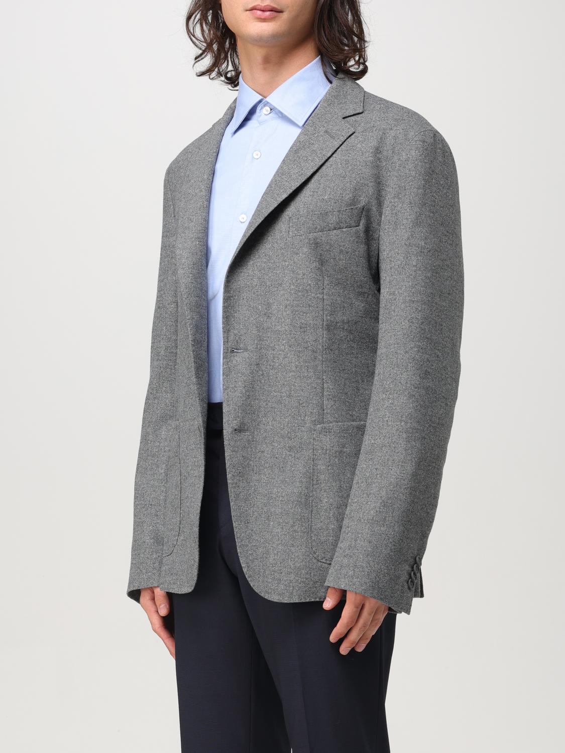 BOSS BLAZER: Blazer a monopetto Boss, Grigio - Img 3