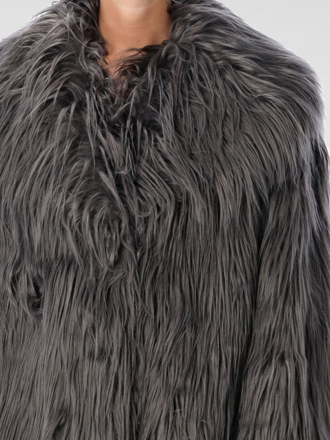 アウターその他 ROTATE Woman Fur coats Grey 113153 1205 Rotate Outlet: Coat woman - Grey | Rotate fur coats 113153
