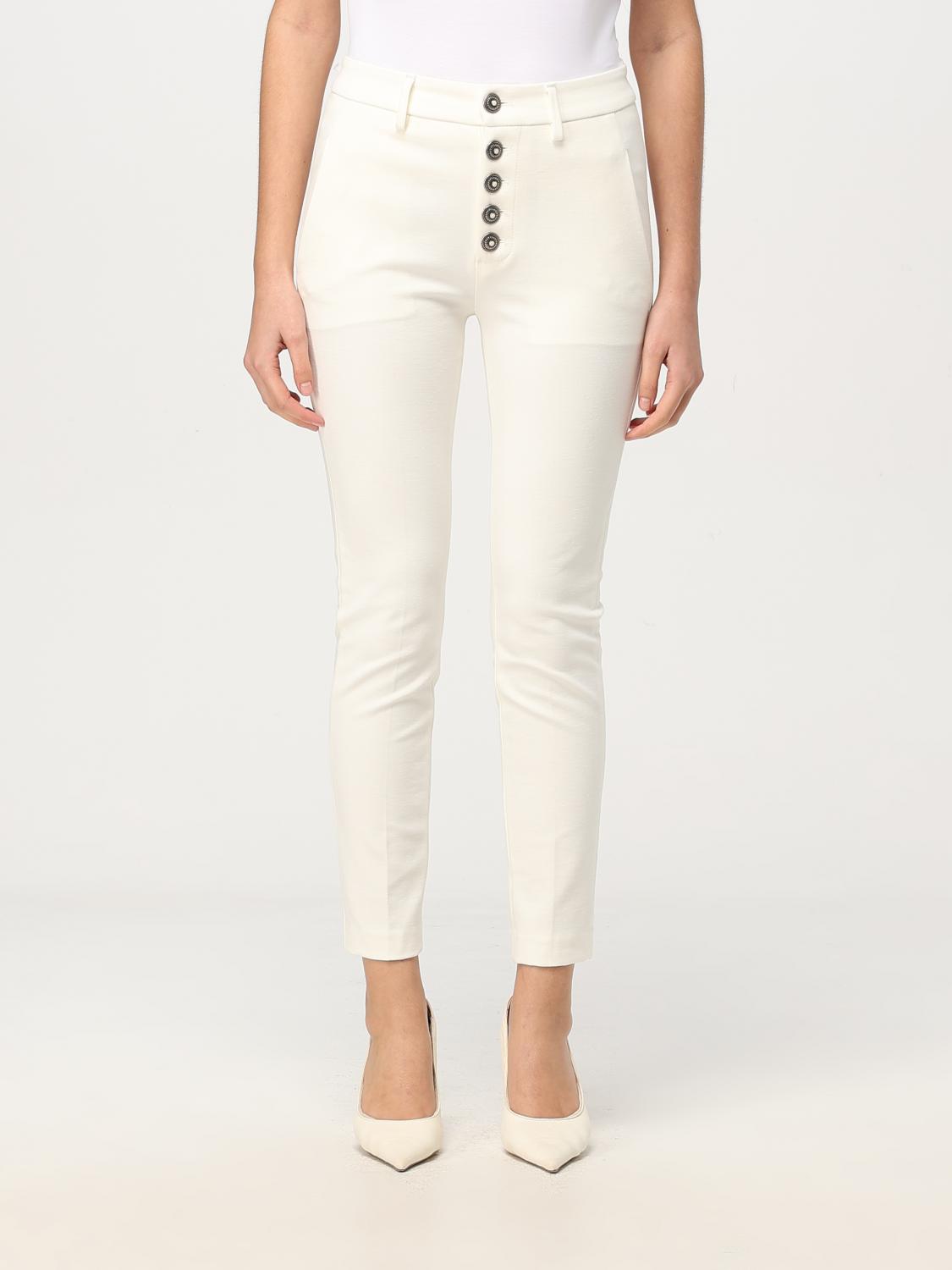 DONDUP GONNA: Pantalone donna Dondup, Bianco - Img 1