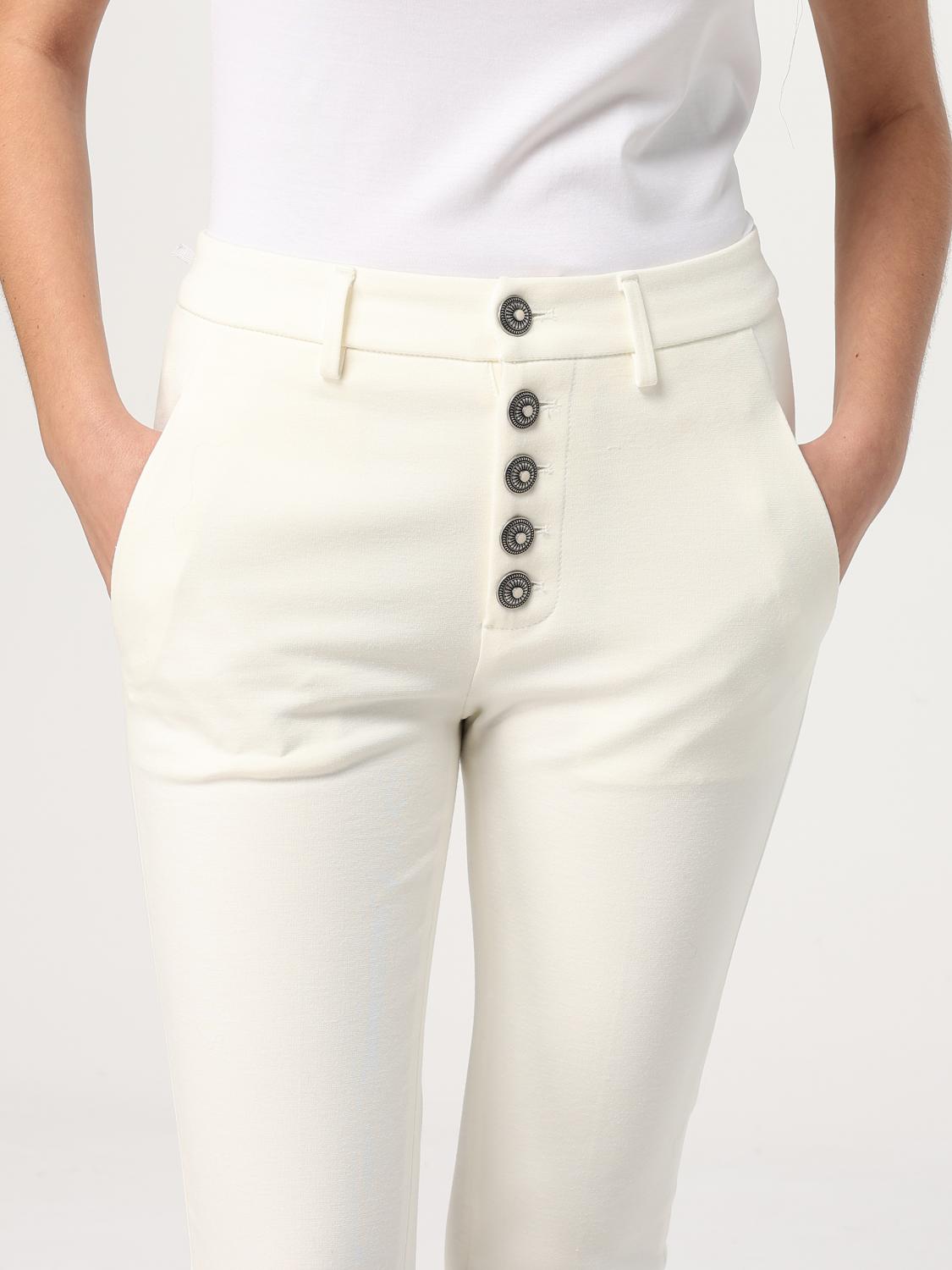 DONDUP GONNA: Pantalone donna Dondup, Bianco - Img 3