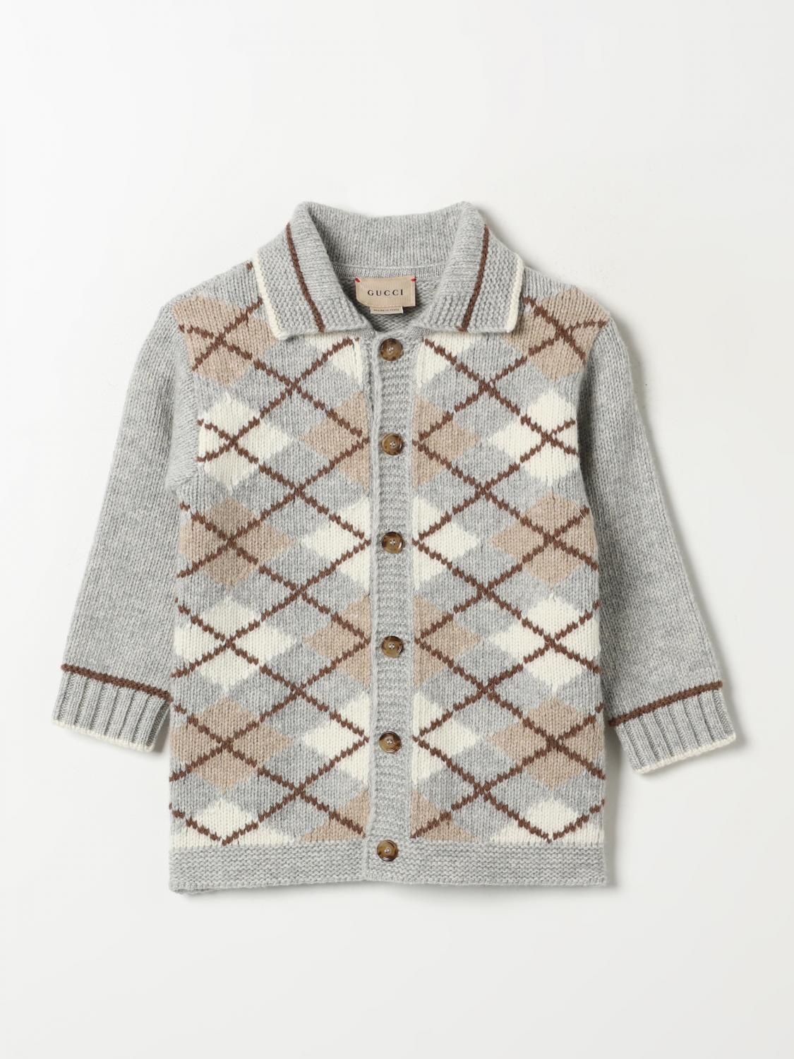 GUCCI SWEATER: Sweater kids Gucci, Beige - Img 1