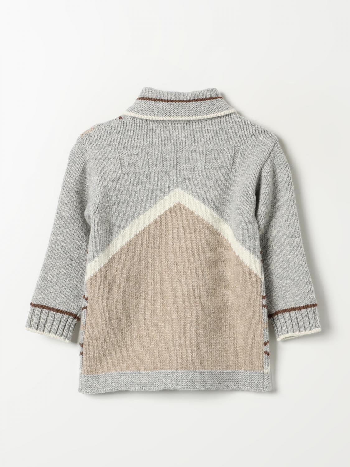 GUCCI SWEATER: Sweater kids Gucci, Beige - Img 2