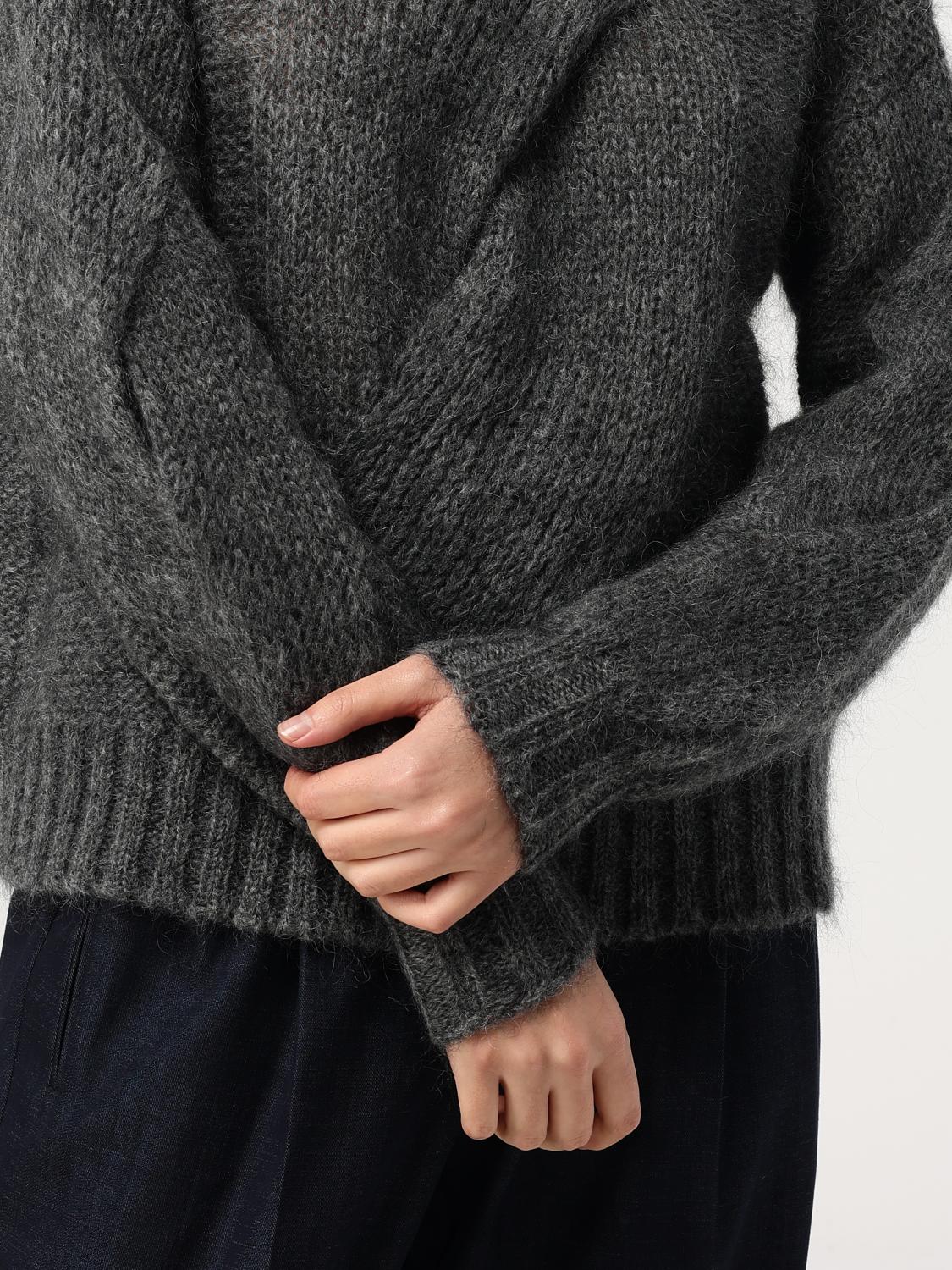 DONDUP MAGLIA: Pullover Dondup in misto lana , Grigio - Img 3