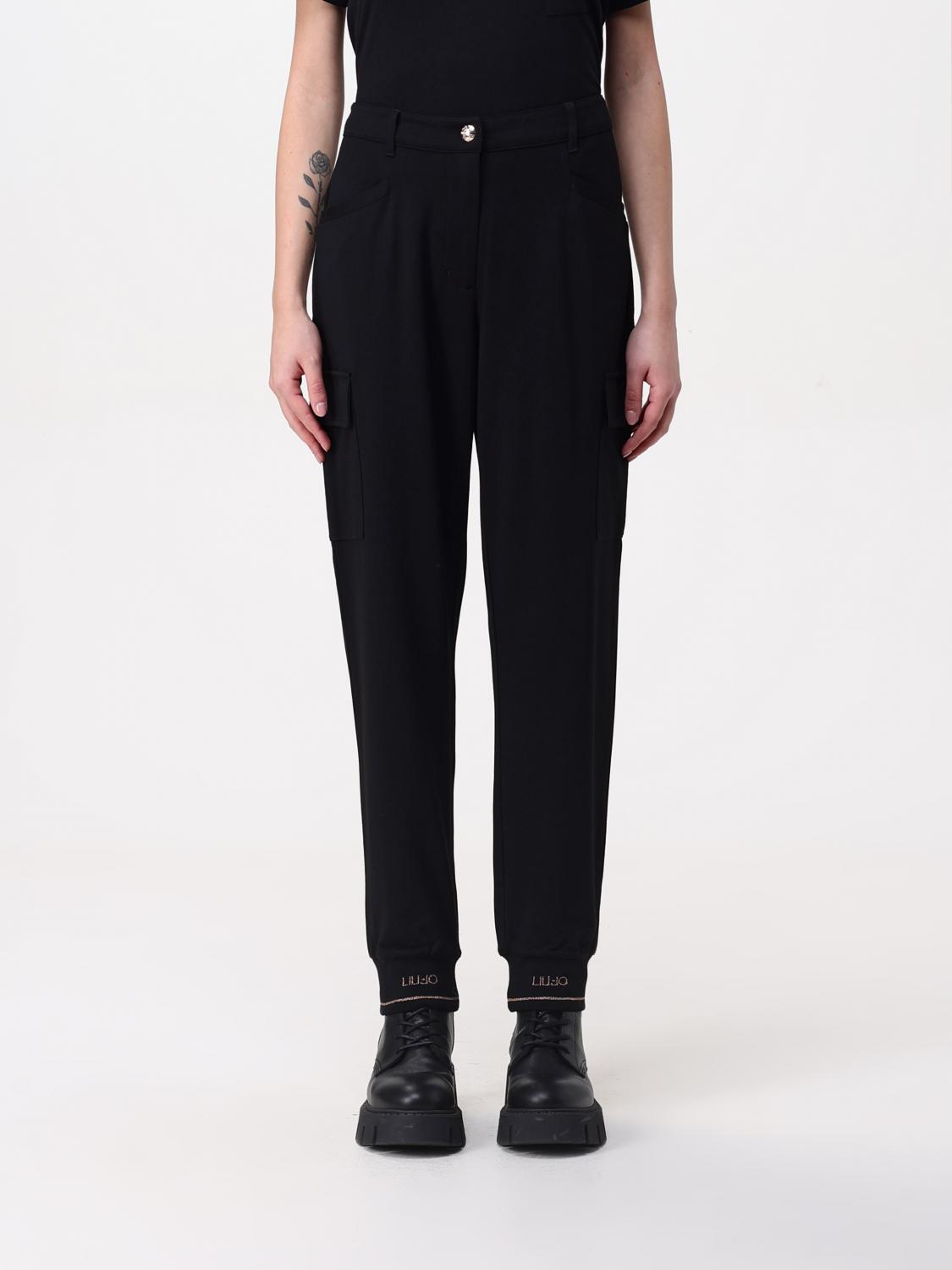 LIU JO PANTS: Pants woman Liu Jo, Black - Img 1