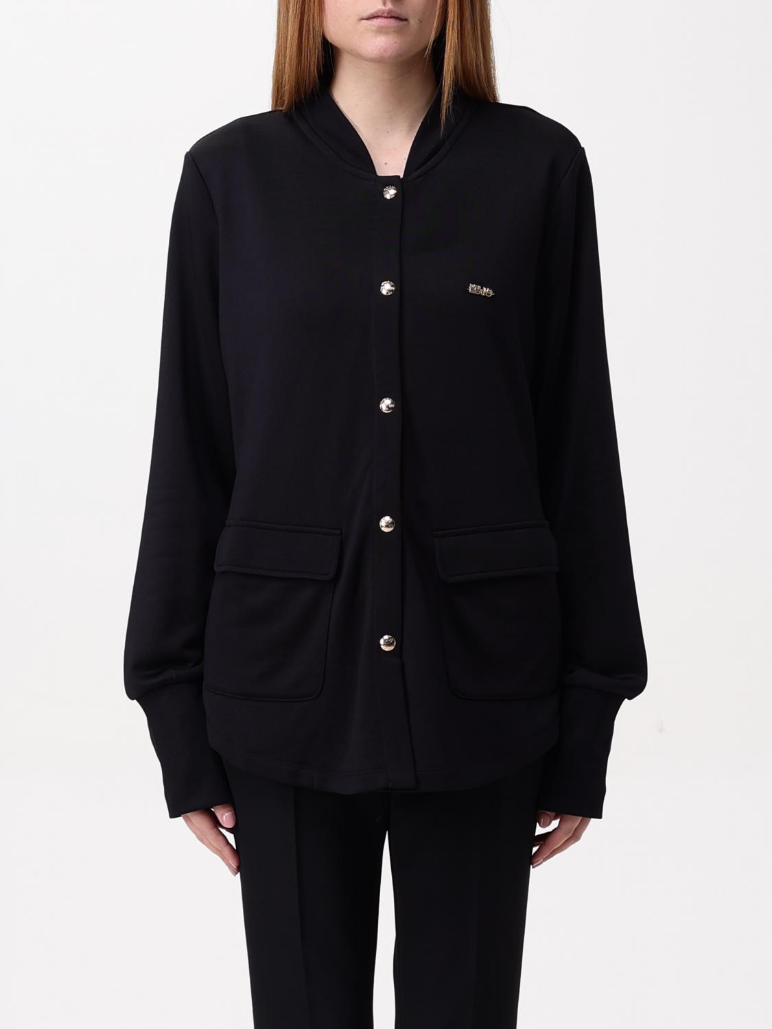 LIU JO JACKET: Liu Jo women's jacket, Black - Img 1