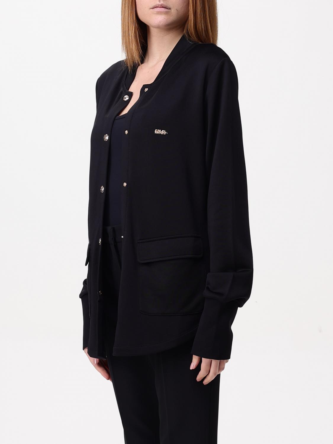 LIU JO JACKET: Liu Jo women's jacket, Black - Img 3