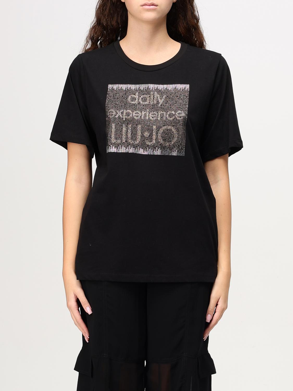 LIU JO T-SHIRT: T-shirt woman Liu Jo, Black - Img 1