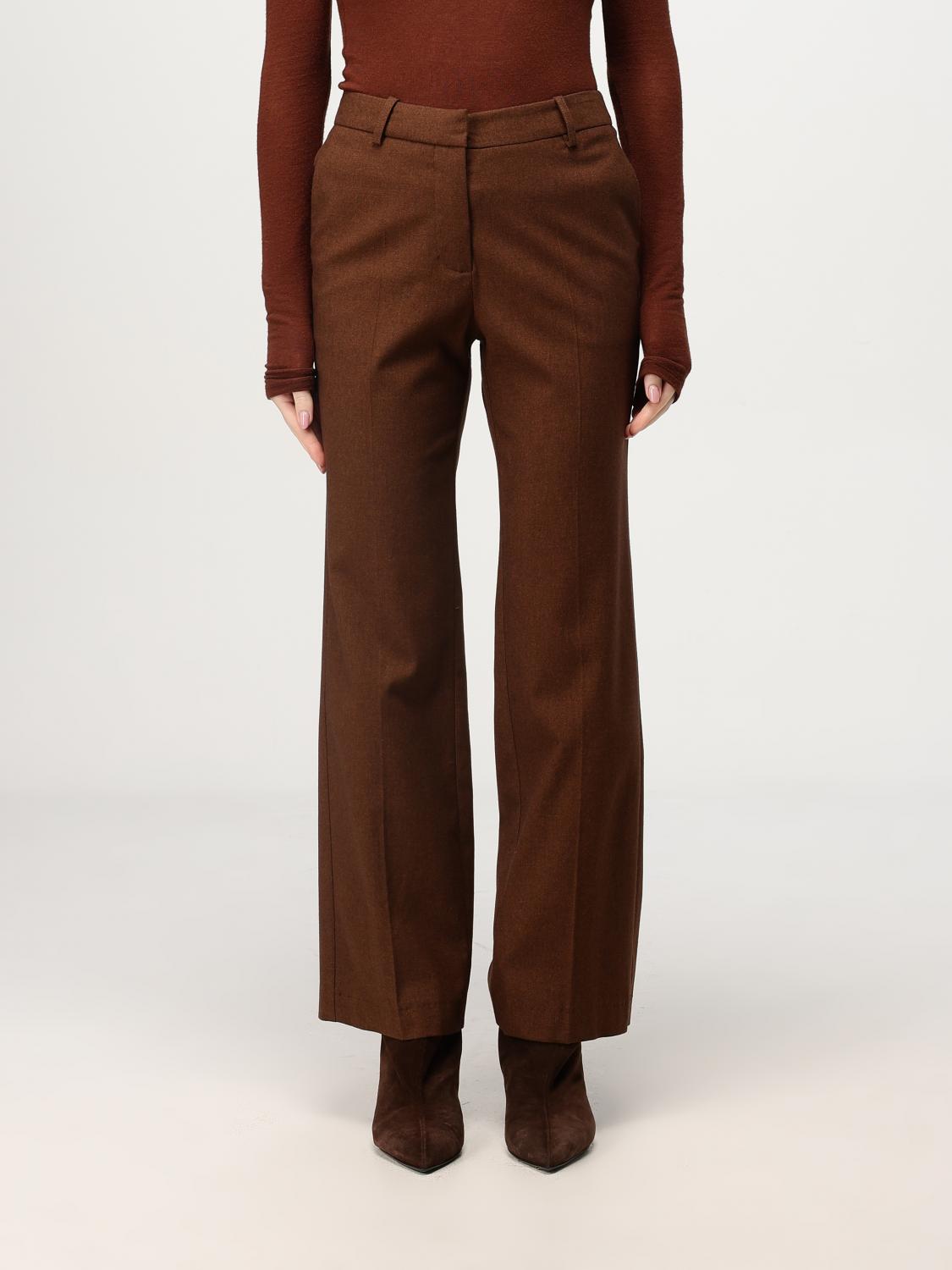 ALYSI PANTS: Pants woman Alysi, Brown - Img 1