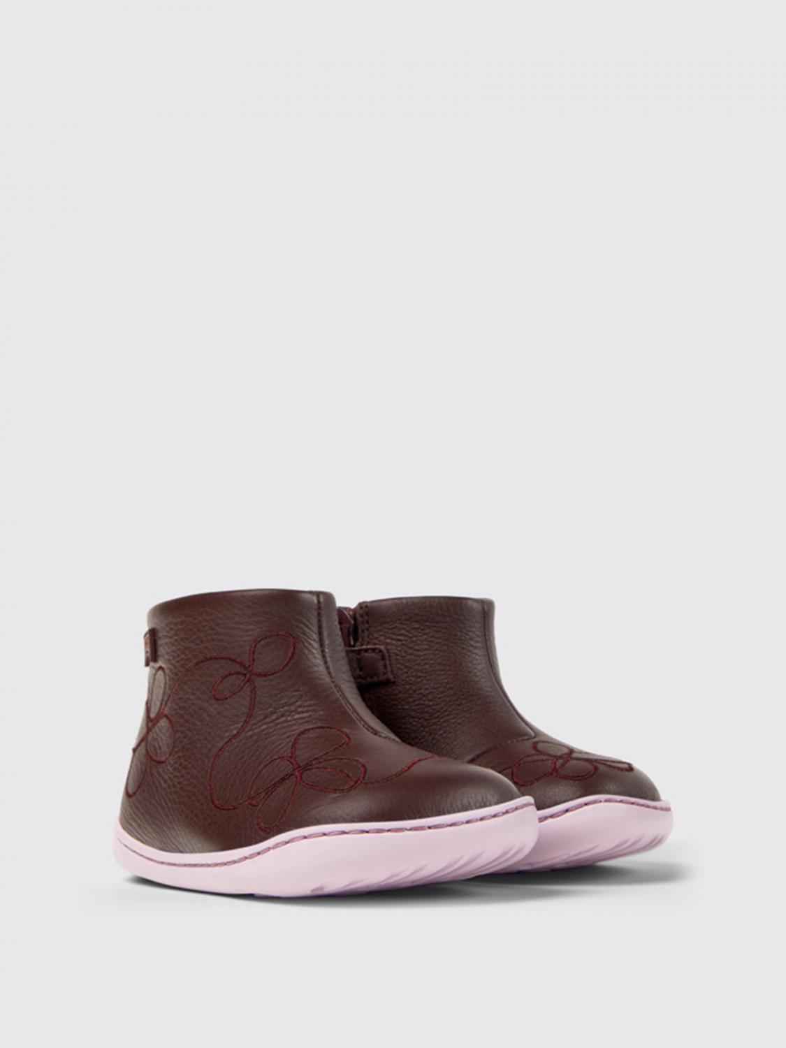 CAMPER SHOES: Shoes kids Camper, Burgundy - Img 2