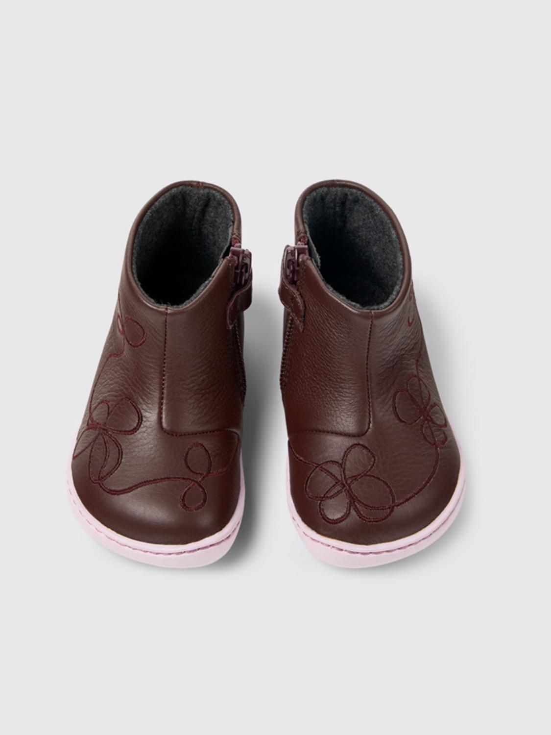 CAMPER SHOES: Shoes kids Camper, Burgundy - Img 3