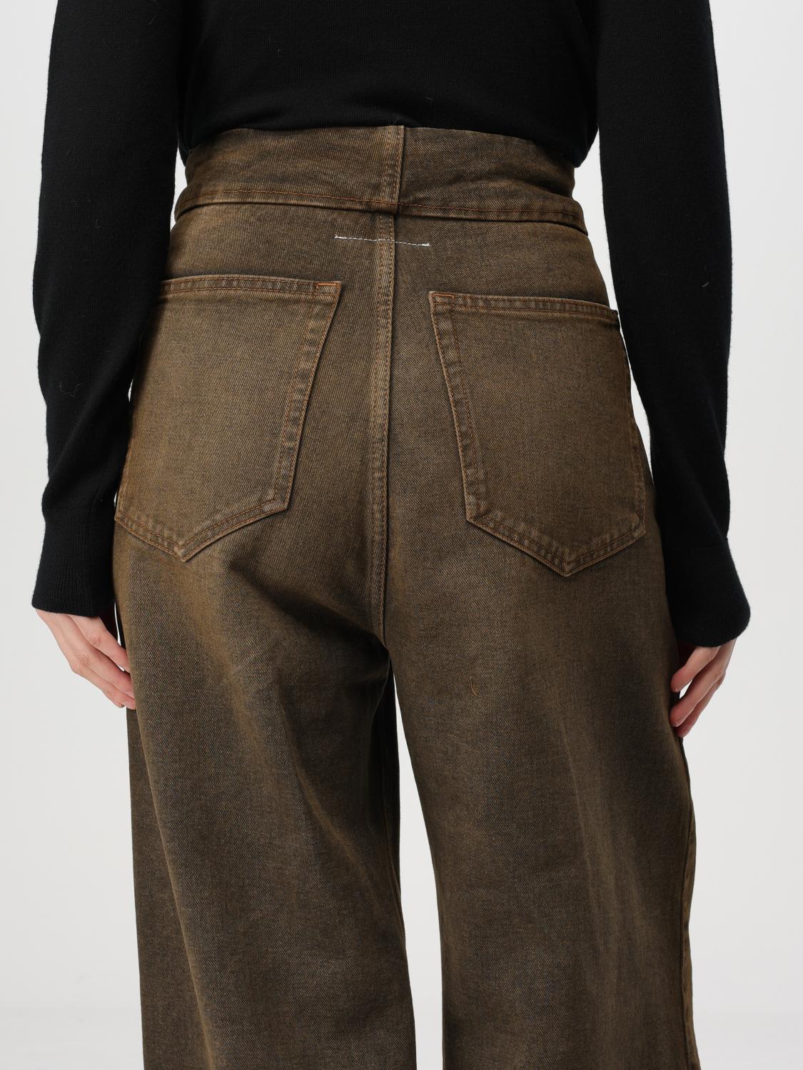Mm6 Maison Margiela Jeans woman - Brown | S62LB0179S30848 | GIGLIO.COM