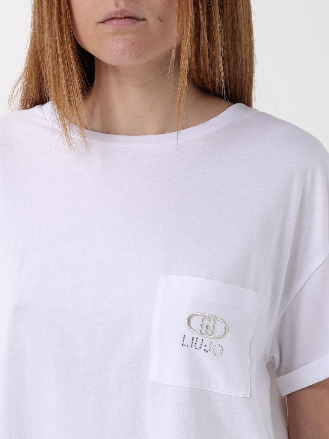 LIU JO T-SHIRT: T-shirt woman Liu Jo, White - Img 3