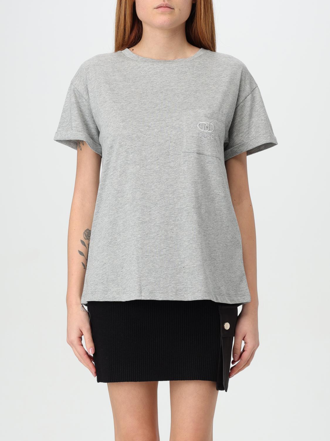 LIU JO T-SHIRT: T-shirt woman Liu Jo, Grey - Img 1