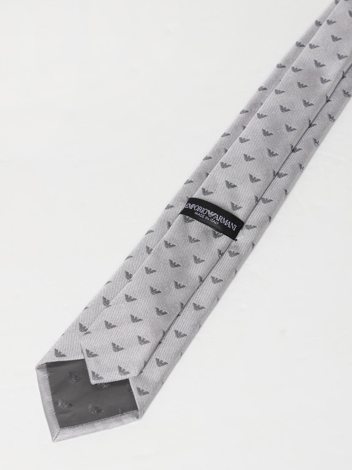 EMPORIO ARMANI TIE: Tie men Emporio Armani, Grey - Img 2