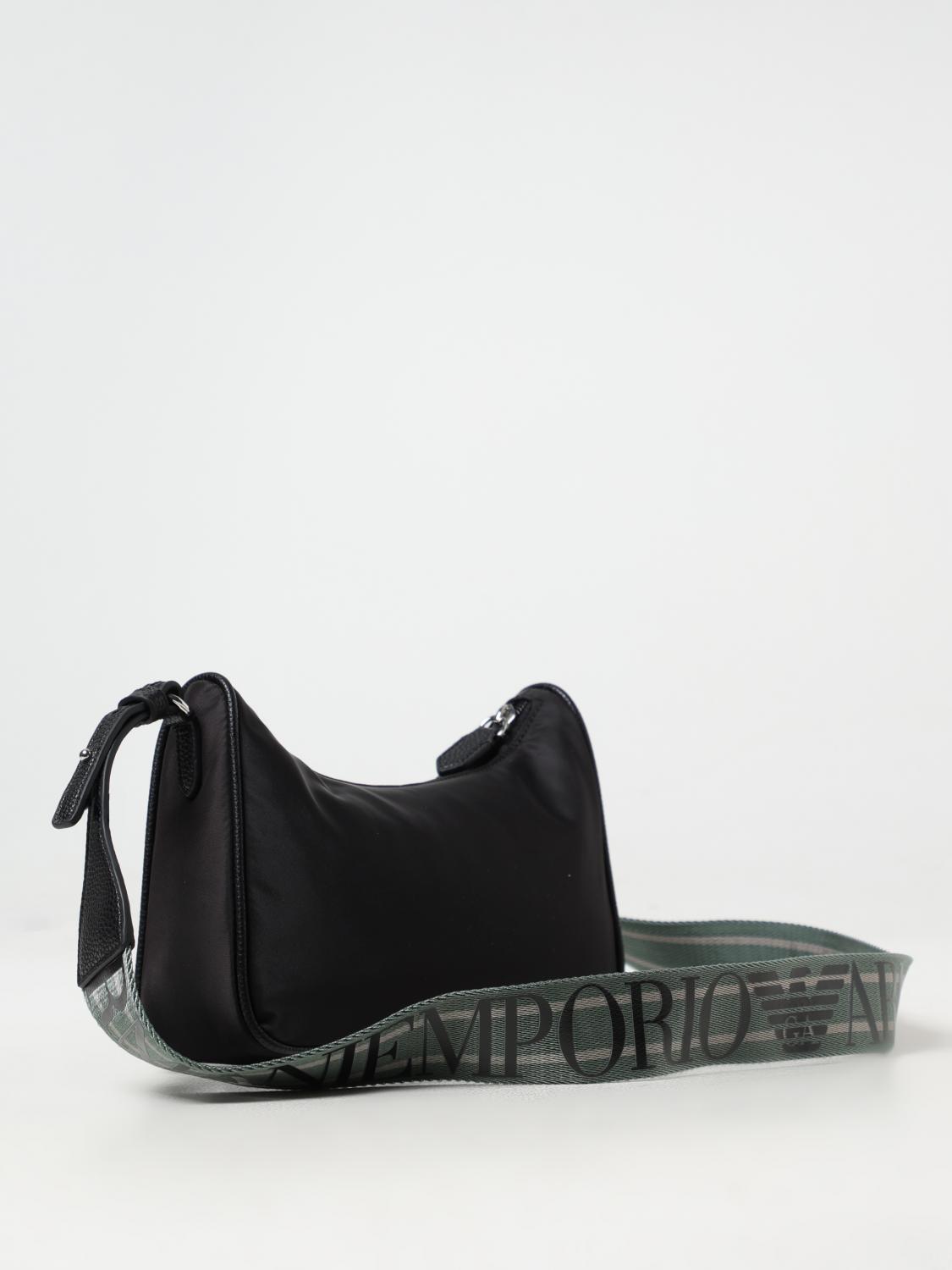 EMPORIO ARMANI BORSA MINI: Borsa Emporio Armani in nylon , Nero - Img 2