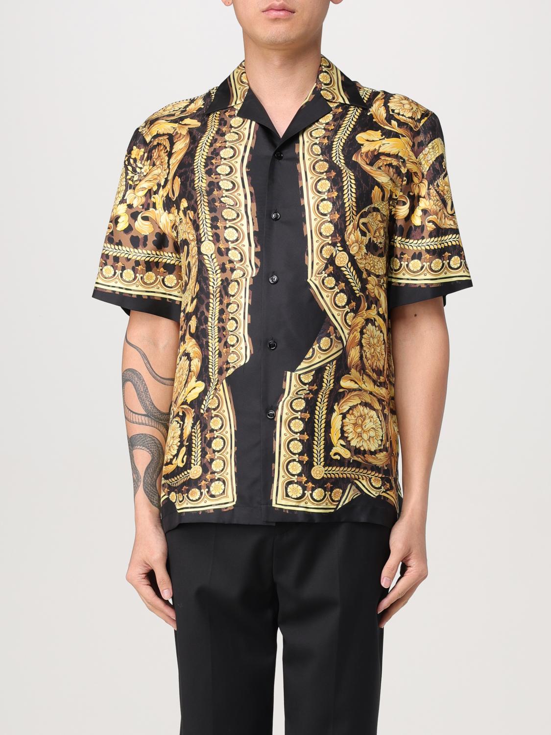 VERSACE SHIRT: Shirt men Versace, Gold - Img 1