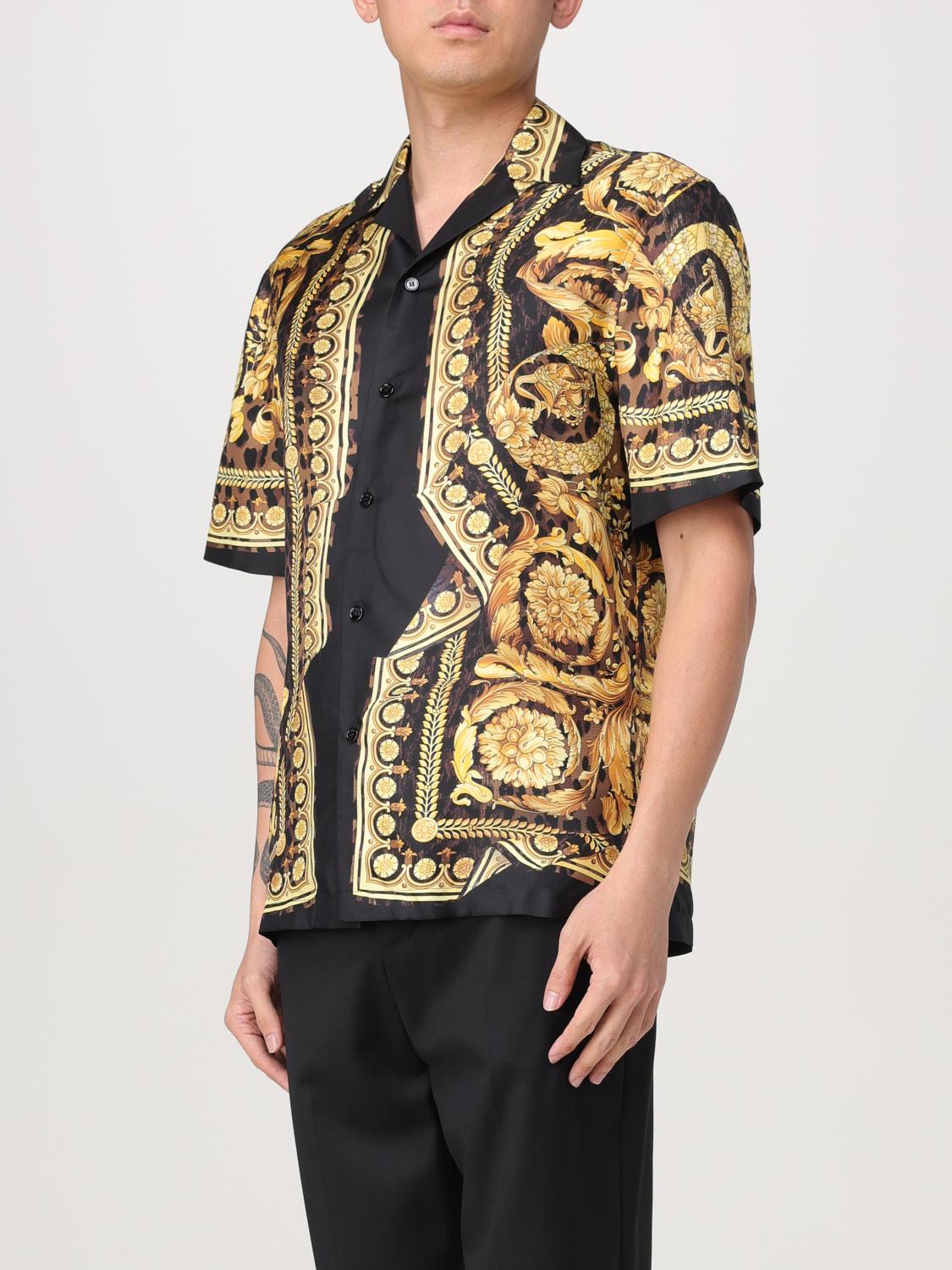 VERSACE SHIRT: Shirt men Versace, Gold - Img 4