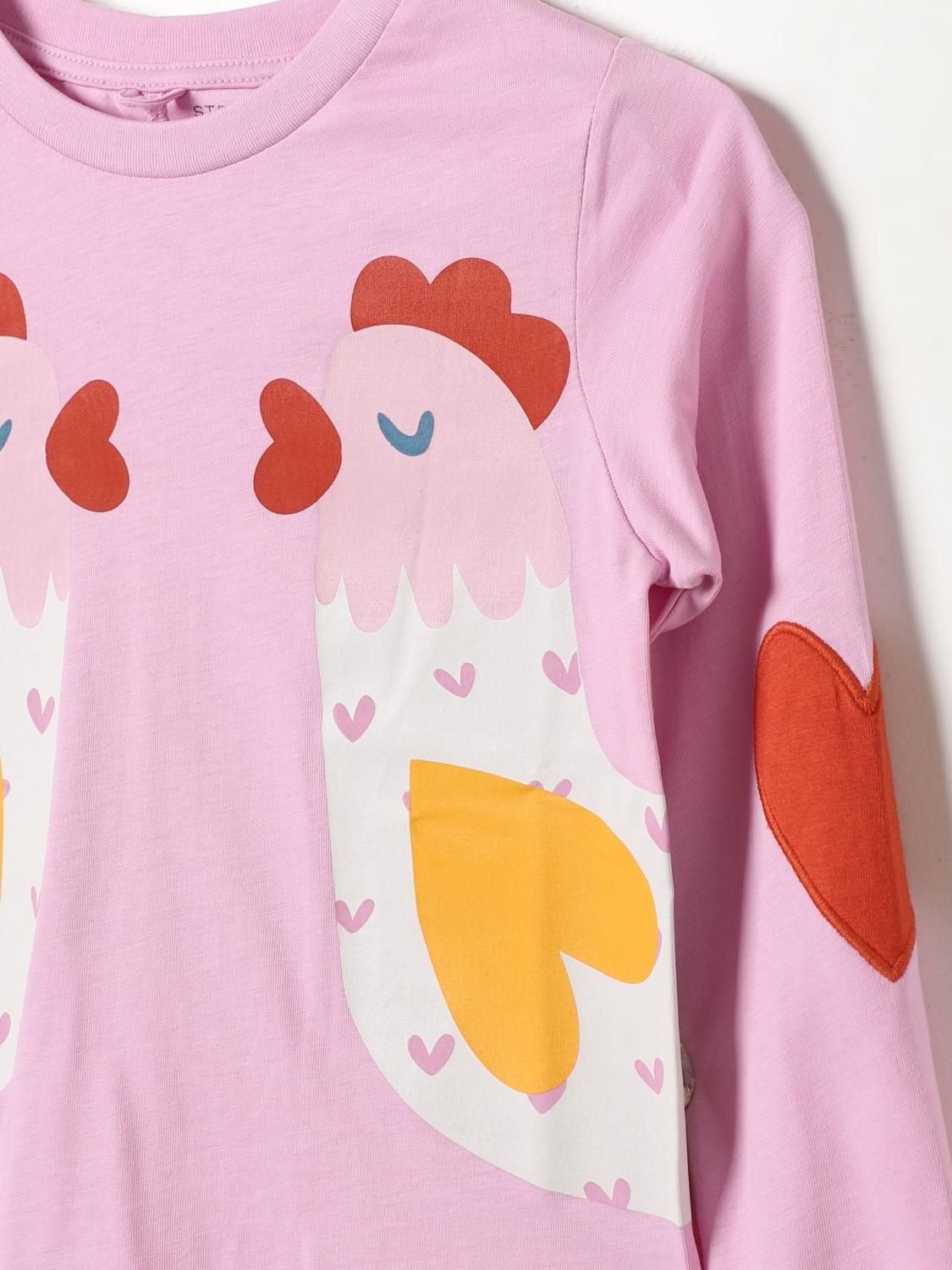 STELLA MCCARTNEY KIDS T-SHIRT: T-shirt Stella McCartney Kids in cotone stampato , Rosa - Img 3