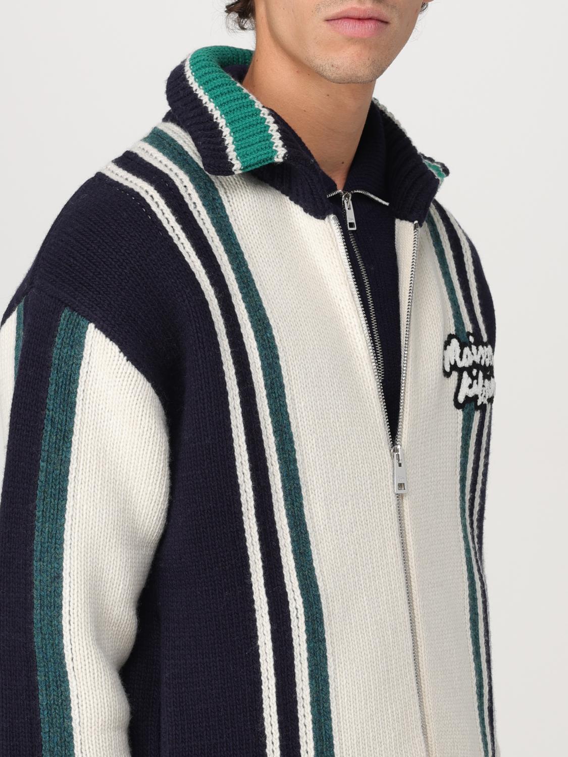 Maison Kitsuné Sweater men - Green | NM02116KH0002 | GIGLIO.COM