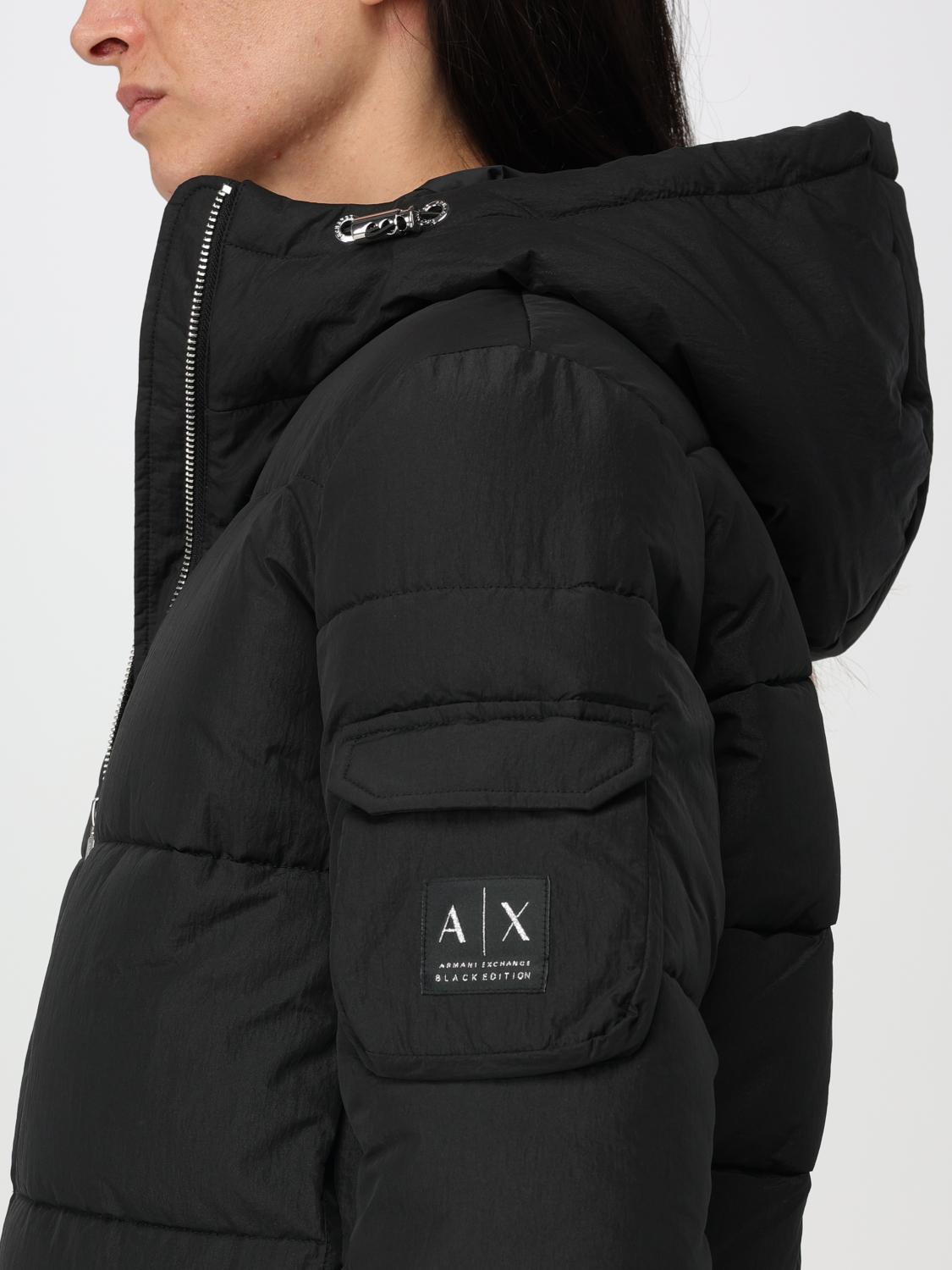 ARMANI EXCHANGE 外套: 外套 女士 Armani Exchange, 黑色 - Img 4