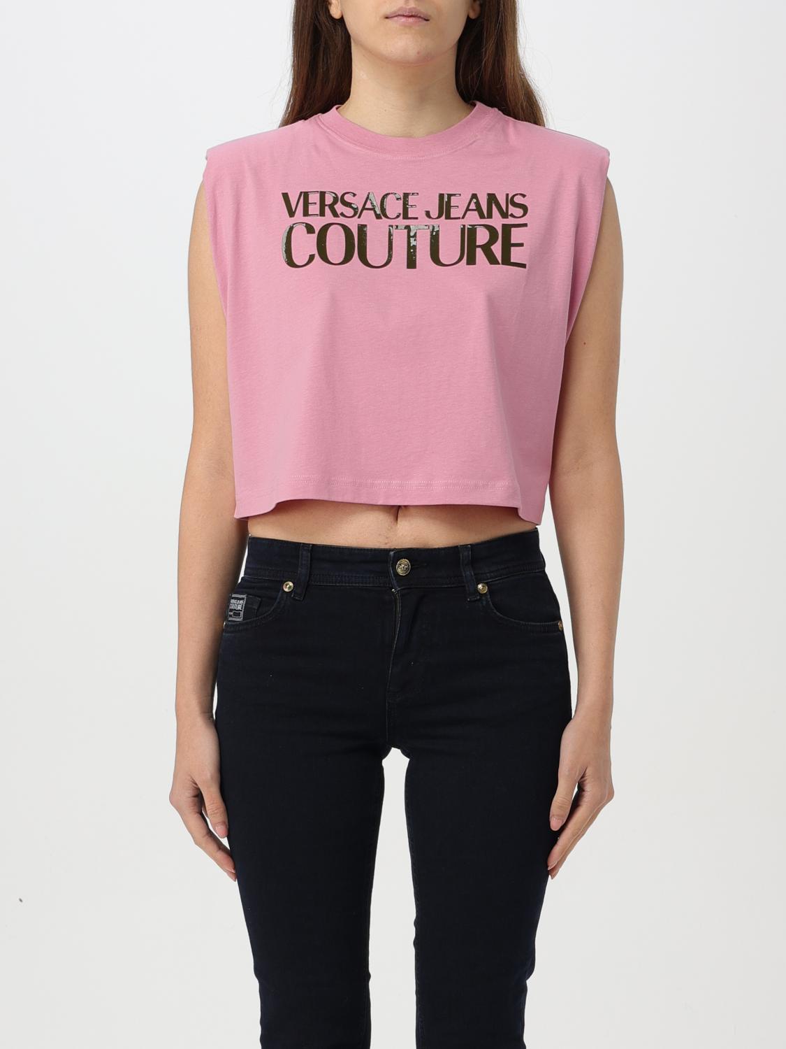 VERSACE JEANS COUTURE TOP: Top mujer Versace Jeans Couture, Rosa - Img 1