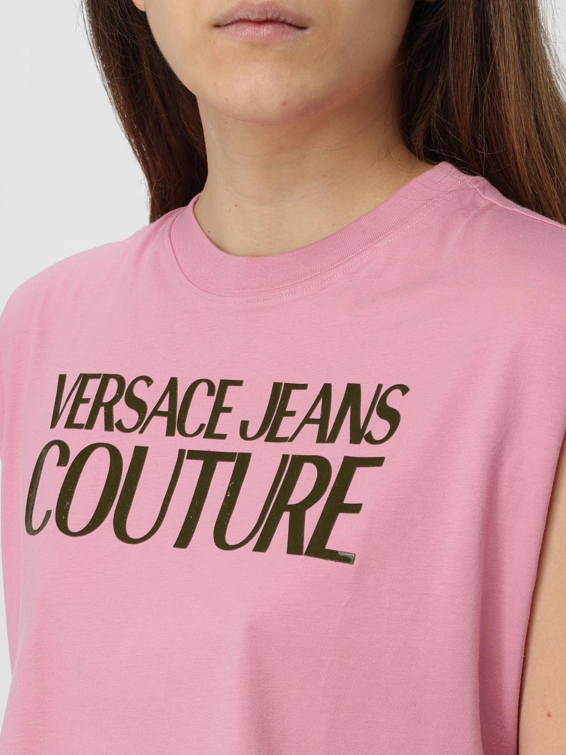 VERSACE JEANS COUTURE TOP: Top mujer Versace Jeans Couture, Rosa - Img 3