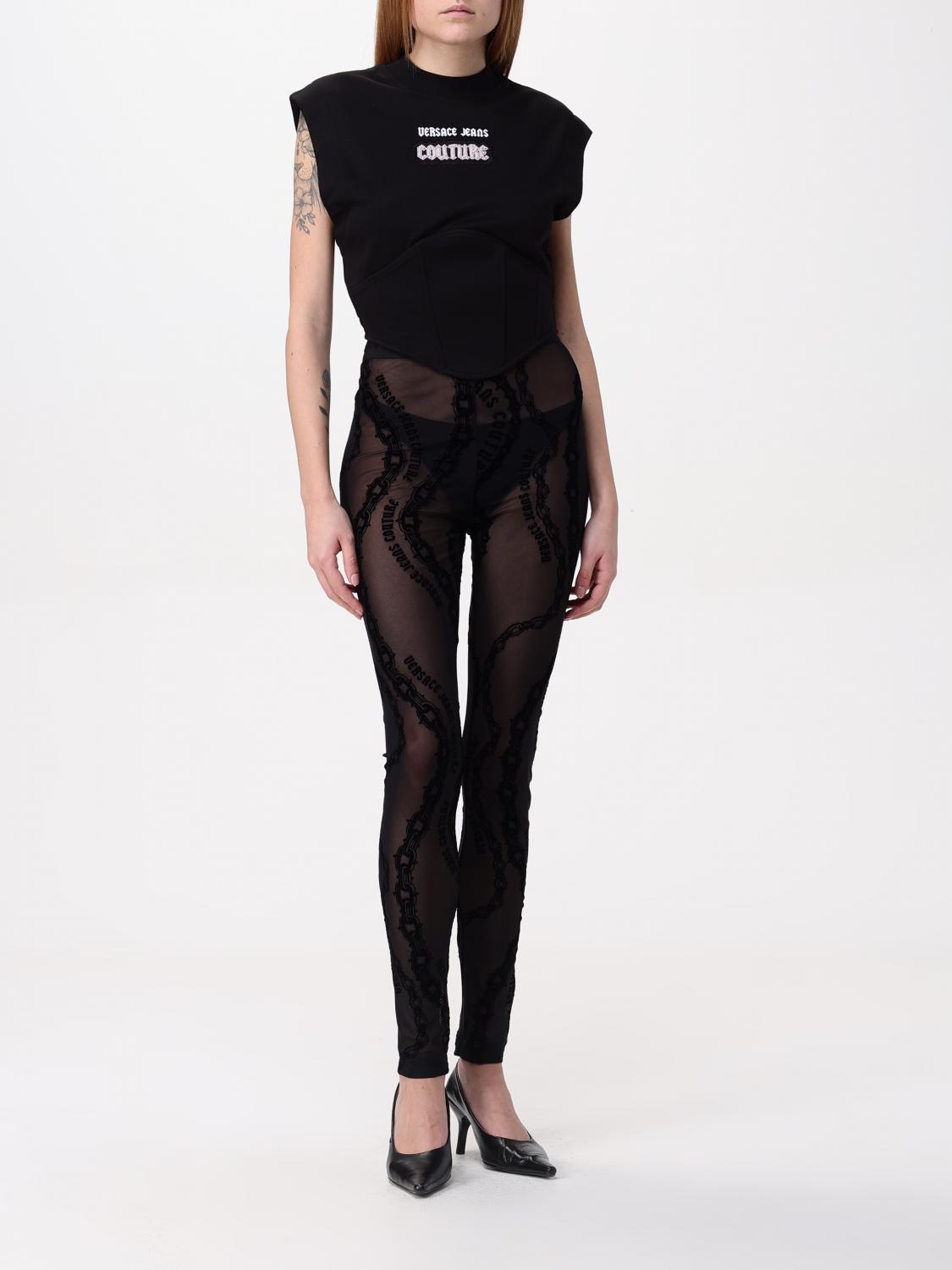 VERSACE JEANS COUTURE TOP: Top woman Versace Jeans Couture, Black - Img 2