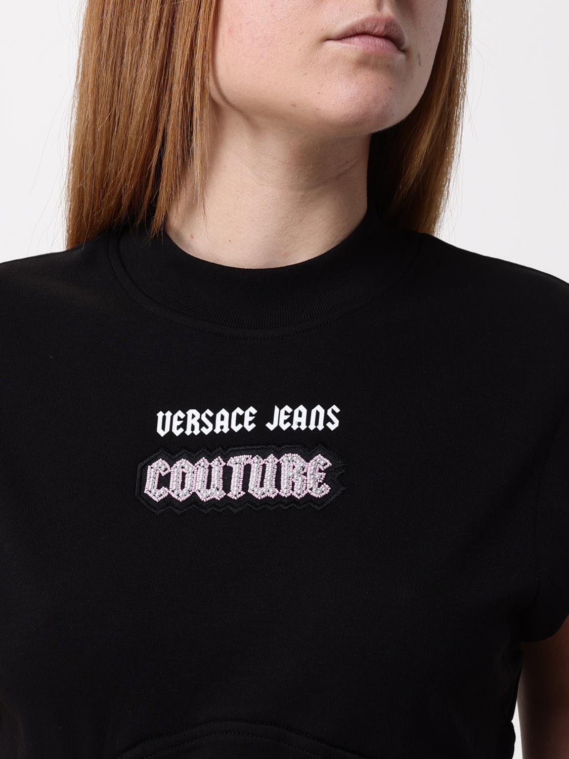 VERSACE JEANS COUTURE TOP: Top woman Versace Jeans Couture, Black - Img 4