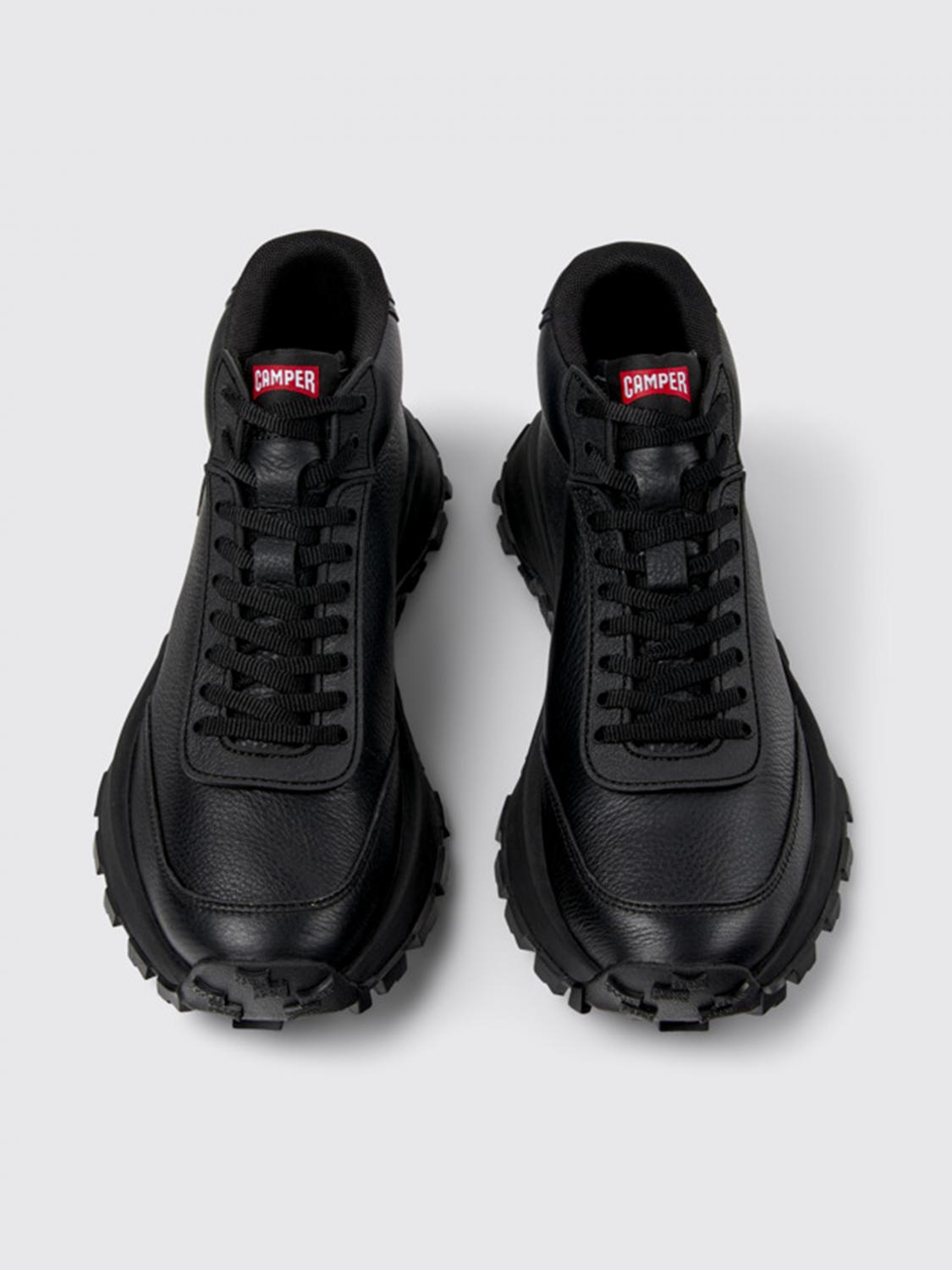 CAMPER SNEAKERS: Flat ankle boots woman Camper, Black - Img 3