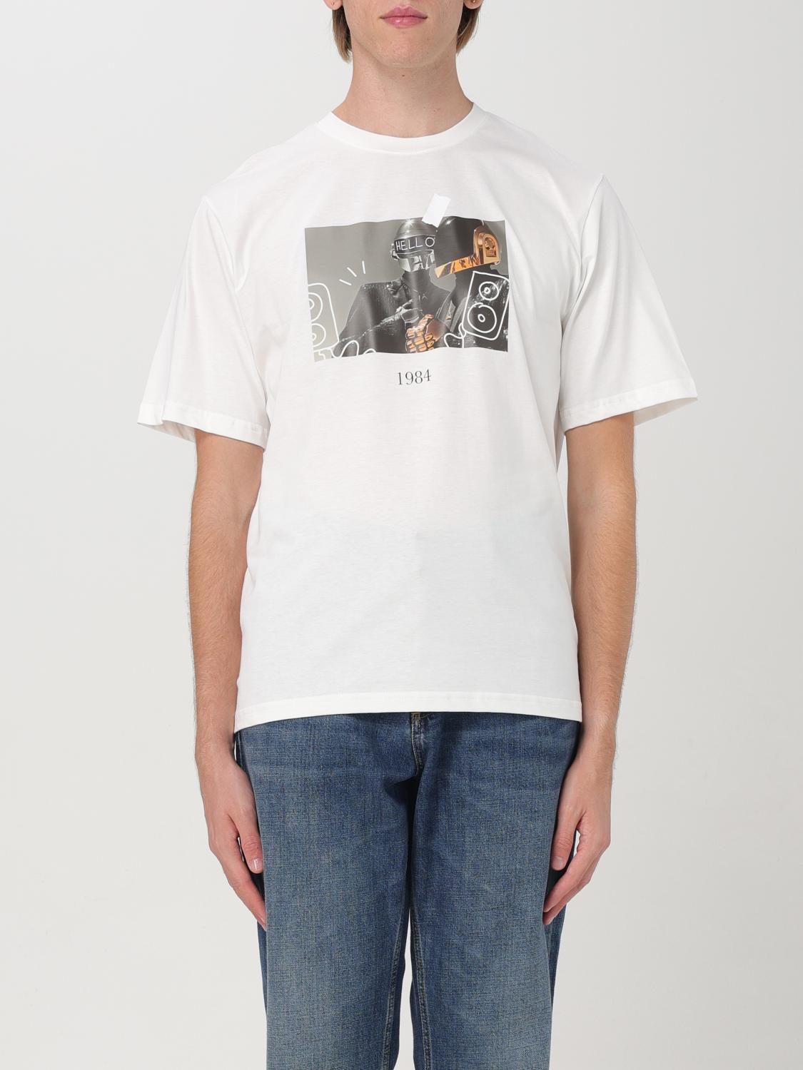 Giglio T-shirt Hello 1984 Throwback in cotone con stampa grafica