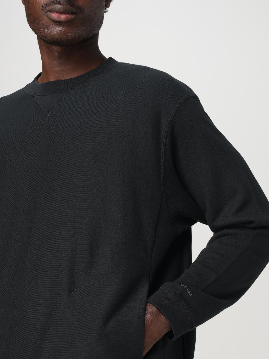 SNOW PEAK SWEATSHIRT: Sweatshirt homme Snow Peak, Noir - Img 3