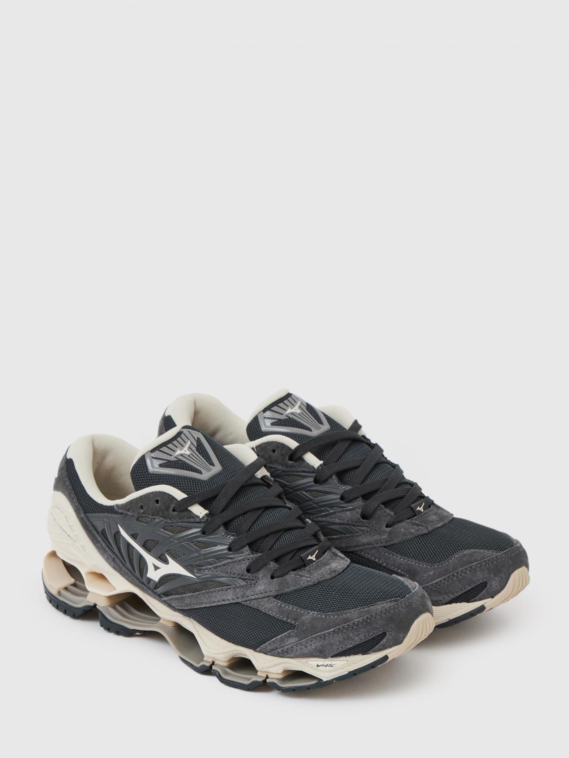 MIZUNO SNEAKERS: Sneakers Wave Prophecy Ls Mizuno in camoscio e mesh , Blue - Img 2