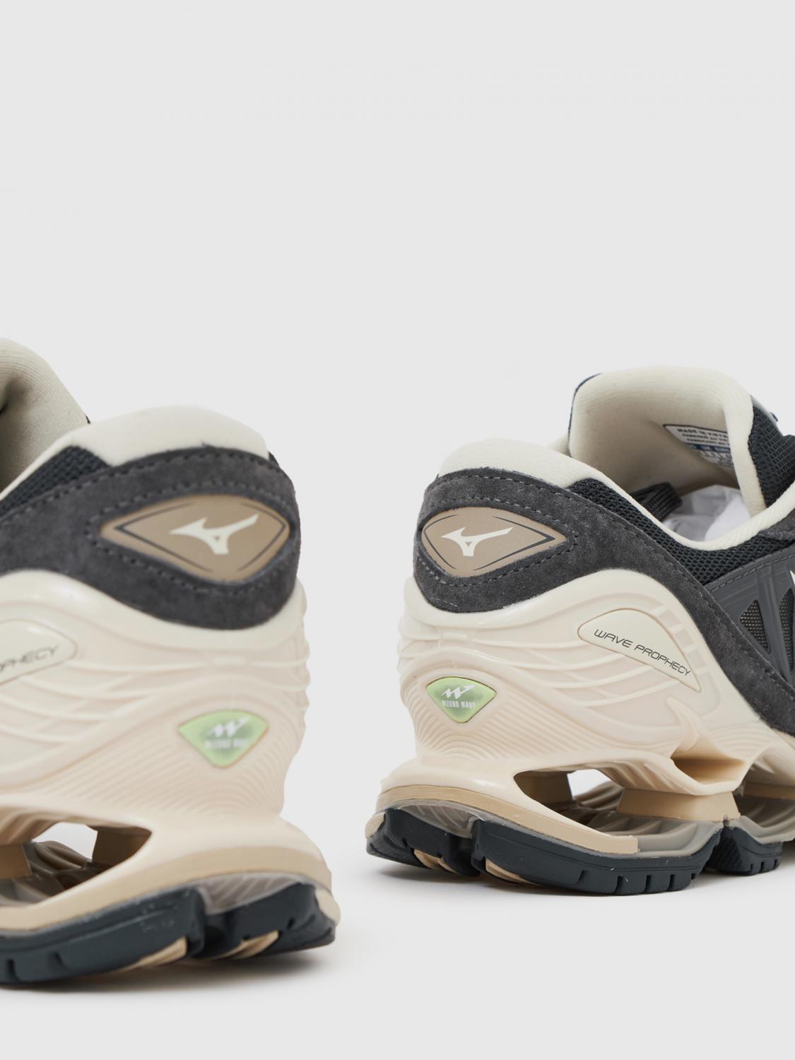 MIZUNO SNEAKERS: Sneakers Wave Prophecy Ls Mizuno in camoscio e mesh , Blue - Img 3