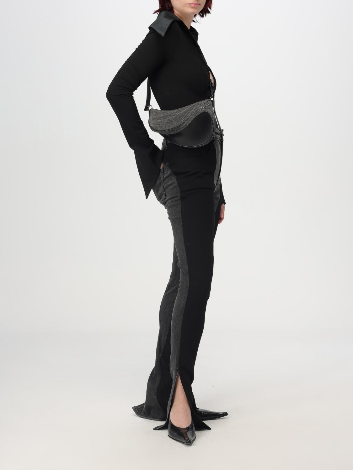 MUGLER JEANS: Pants woman Mugler, Black - Img 2